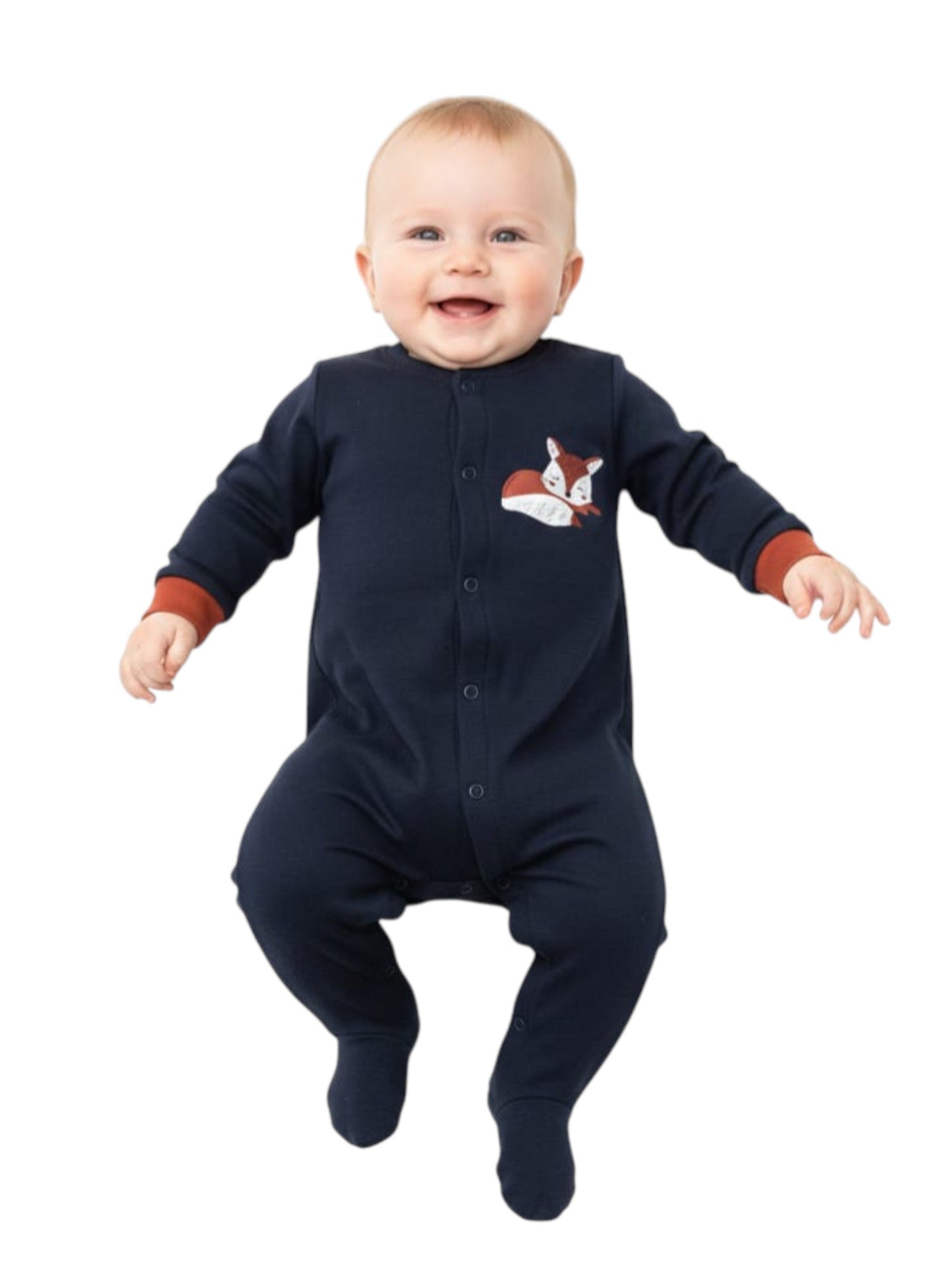 Kids Boy's Plain Solid Jumpsuit,Navy