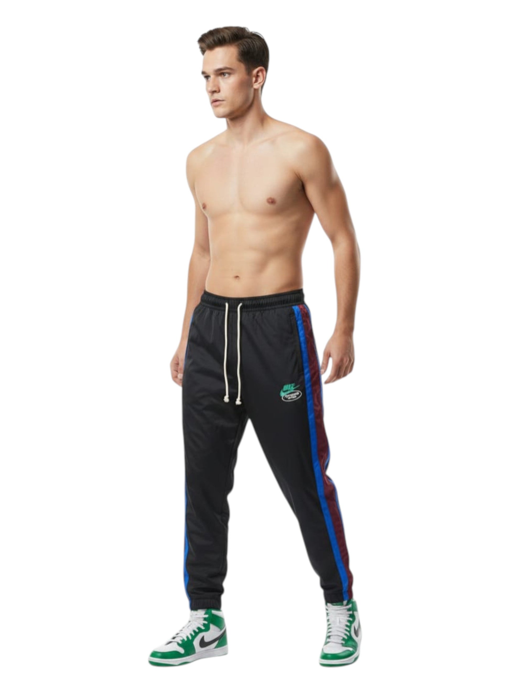 Men's Striped Pant,Black