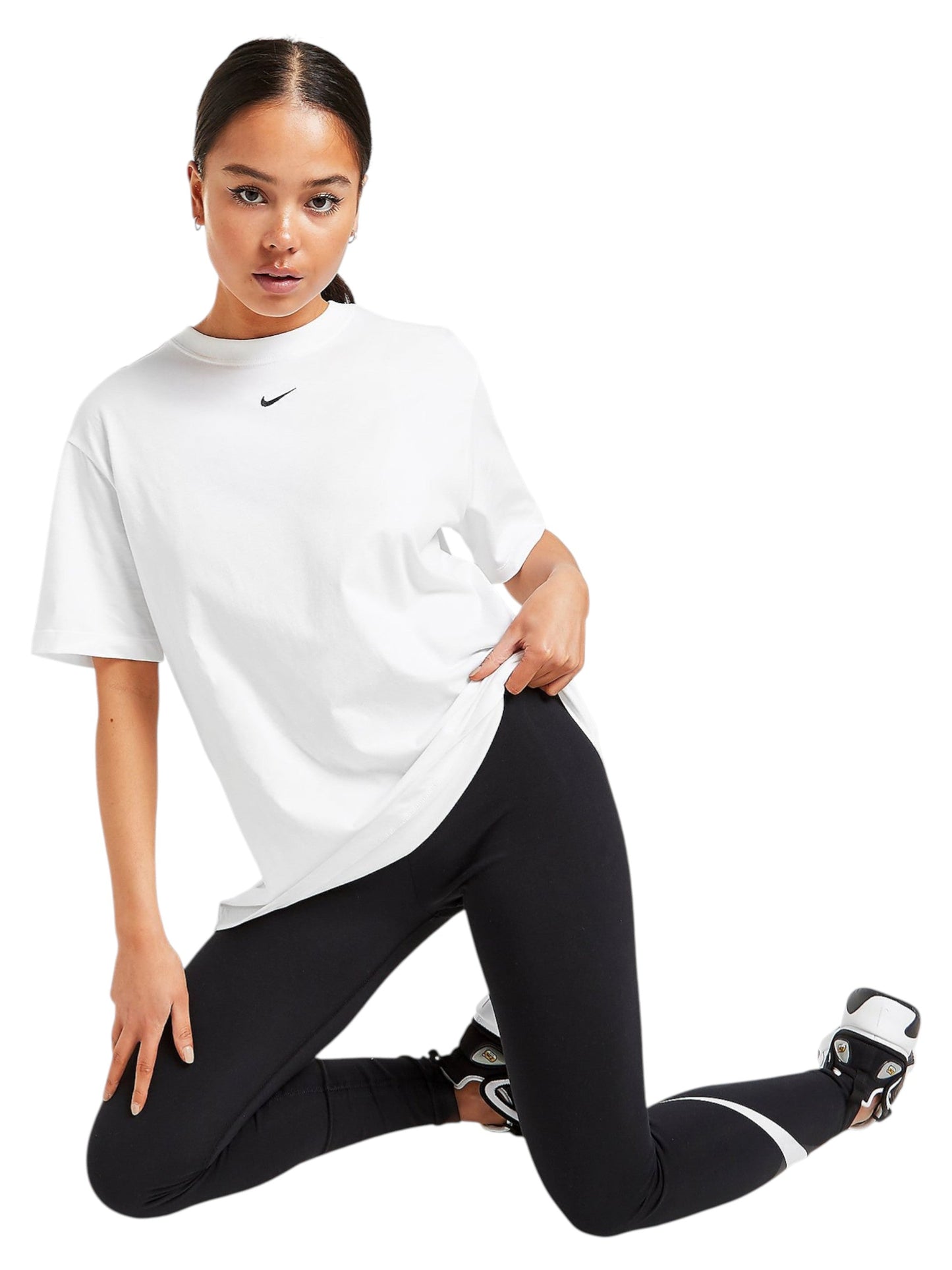 Women's Plain Solid Sport Top,White