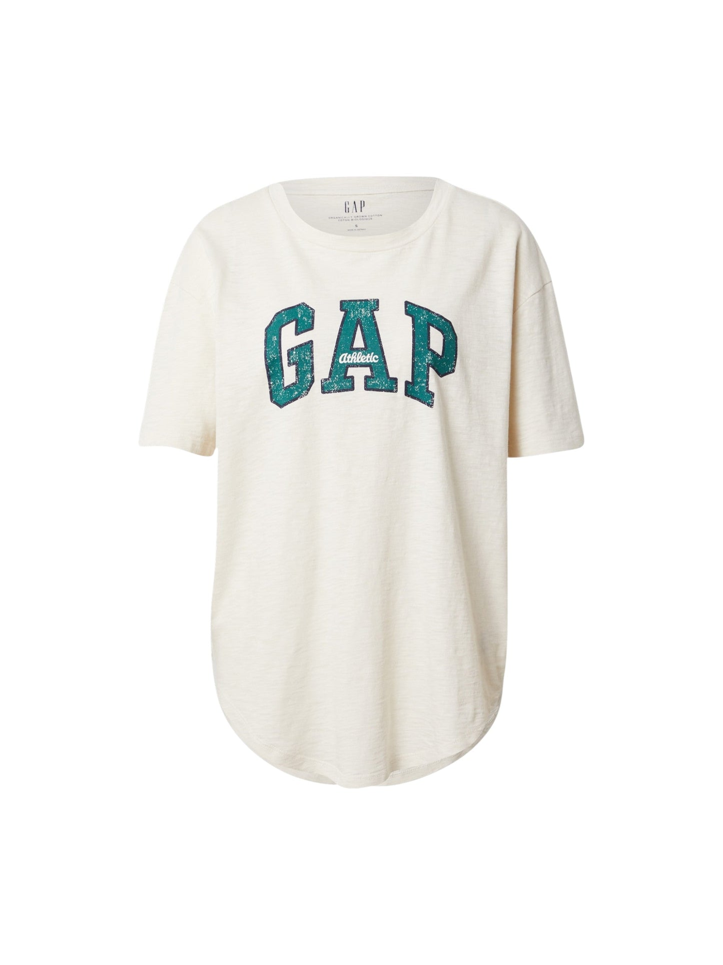 Women's Brand Logo Printed Top,Light Beige