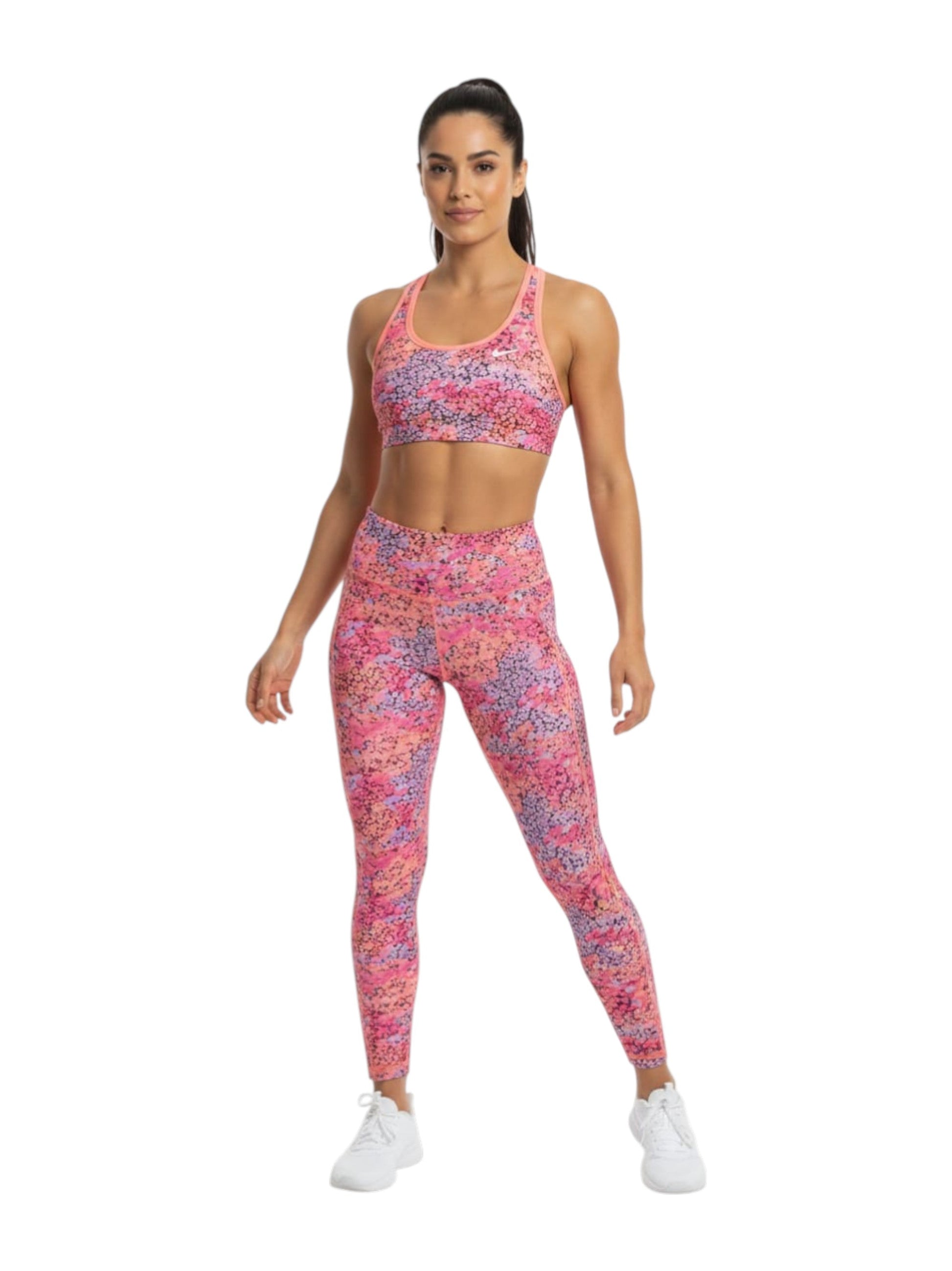 Women's Floral Printed Sport Bra,Multi