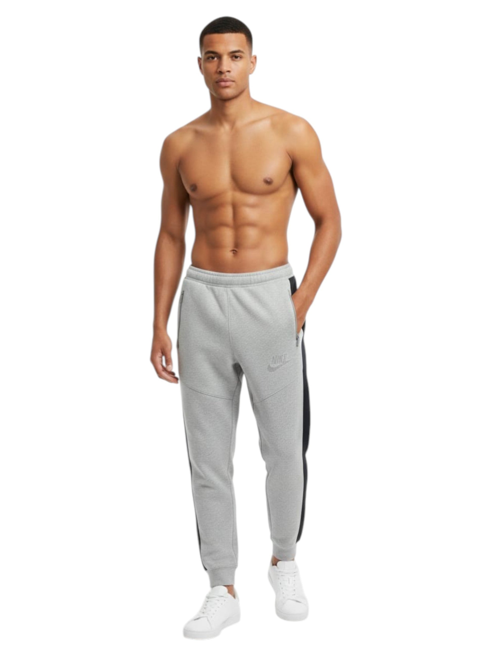 Men's Striped Pant,Grey/Black