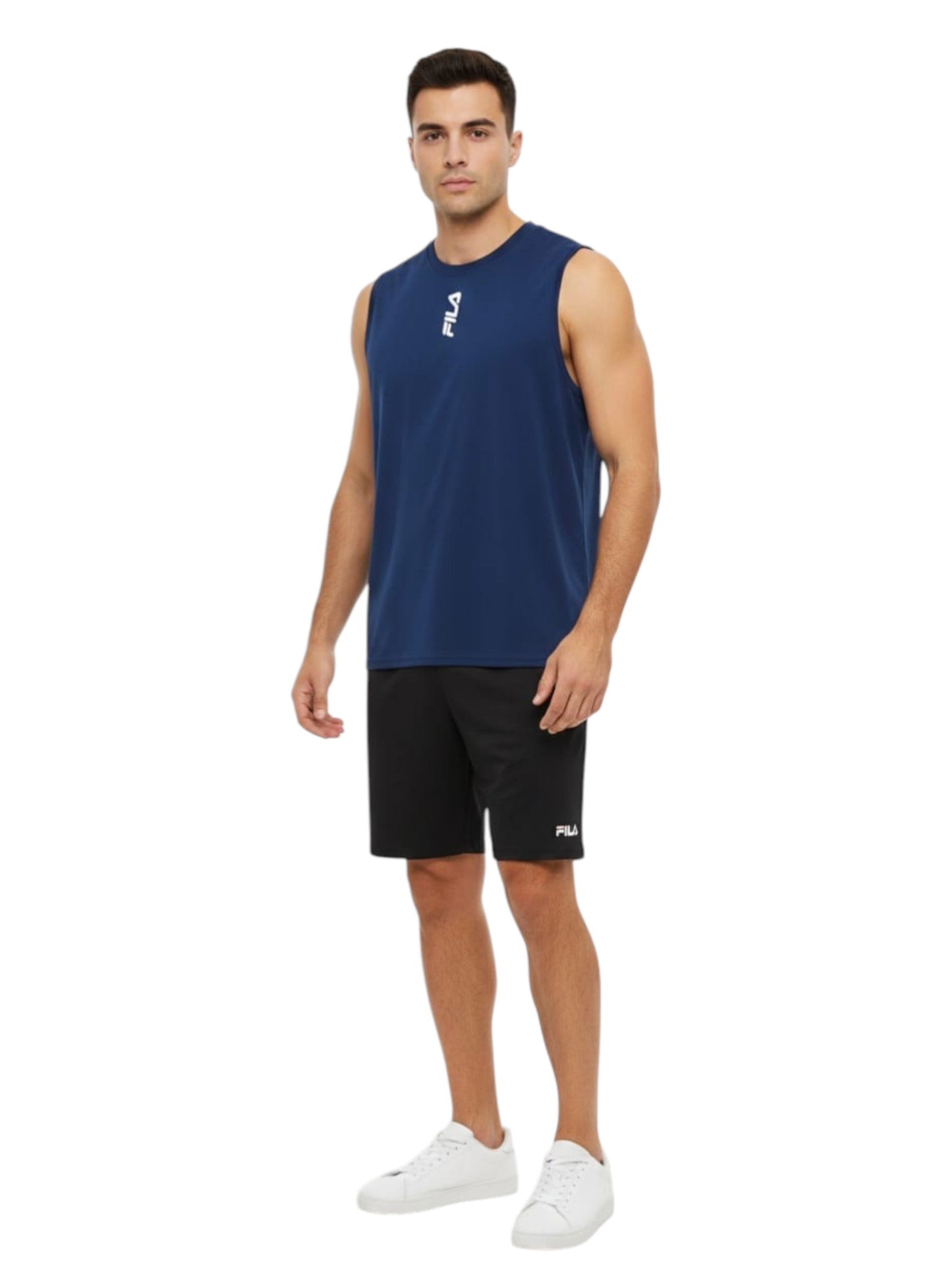 Men's Plain Sport Tank Top,Navy
