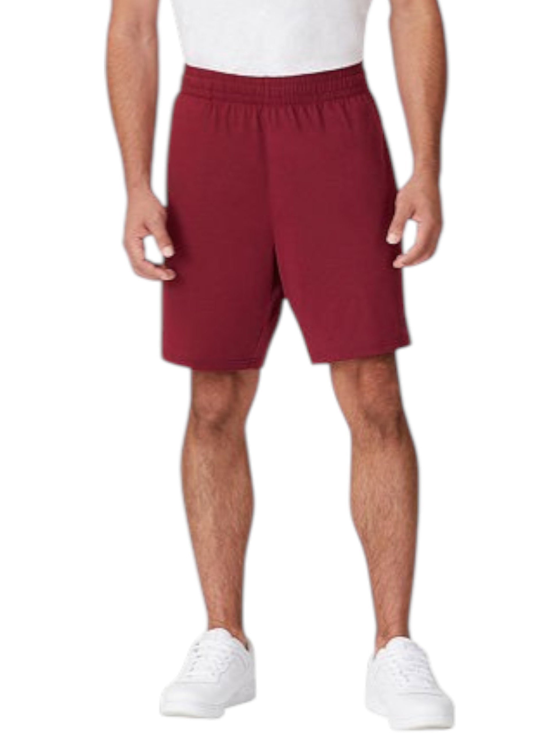 Men's Plain Sport Short,Burgundy