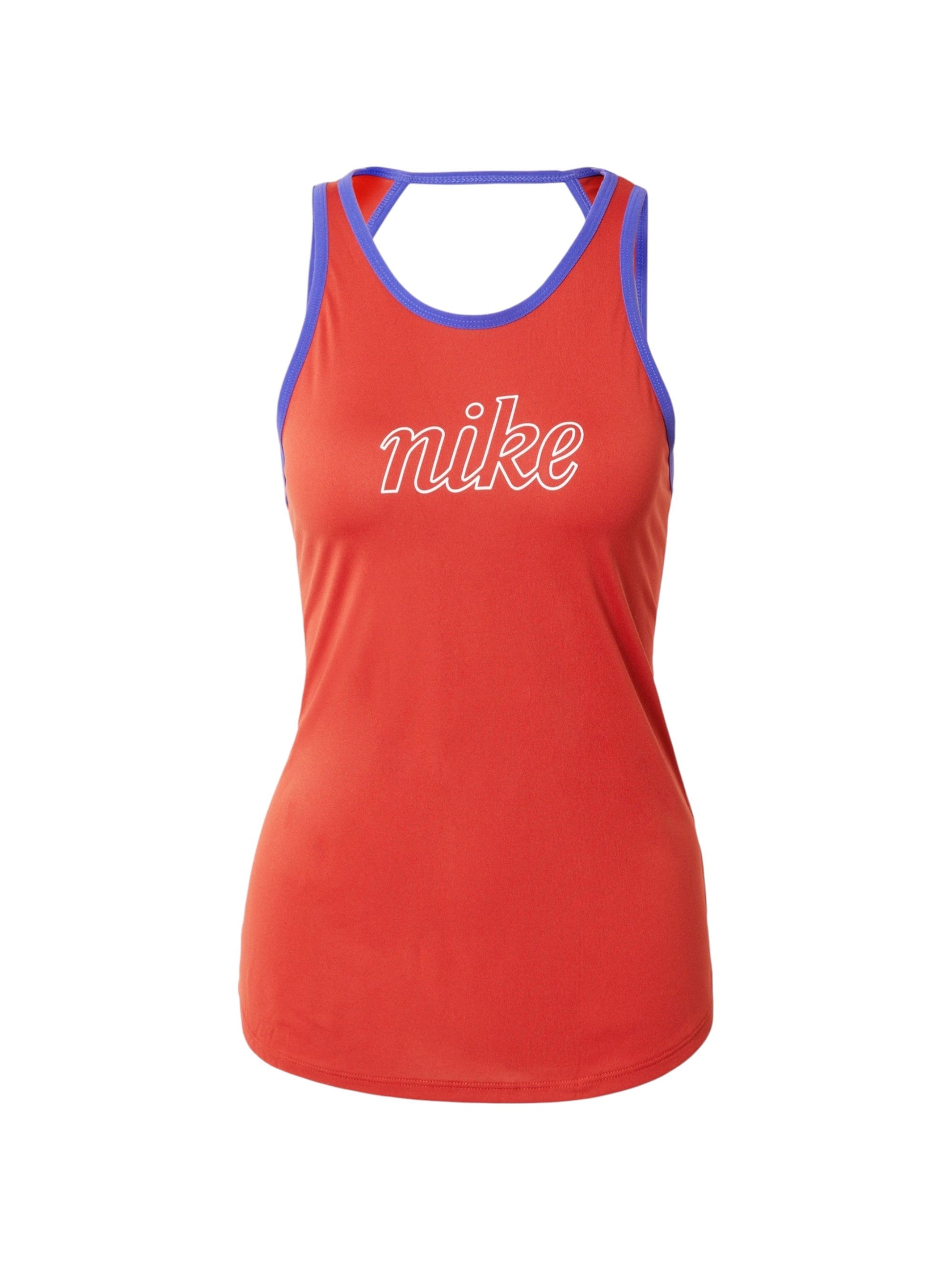 Women's Colorblocked Open Back Sport Top,Terracotta