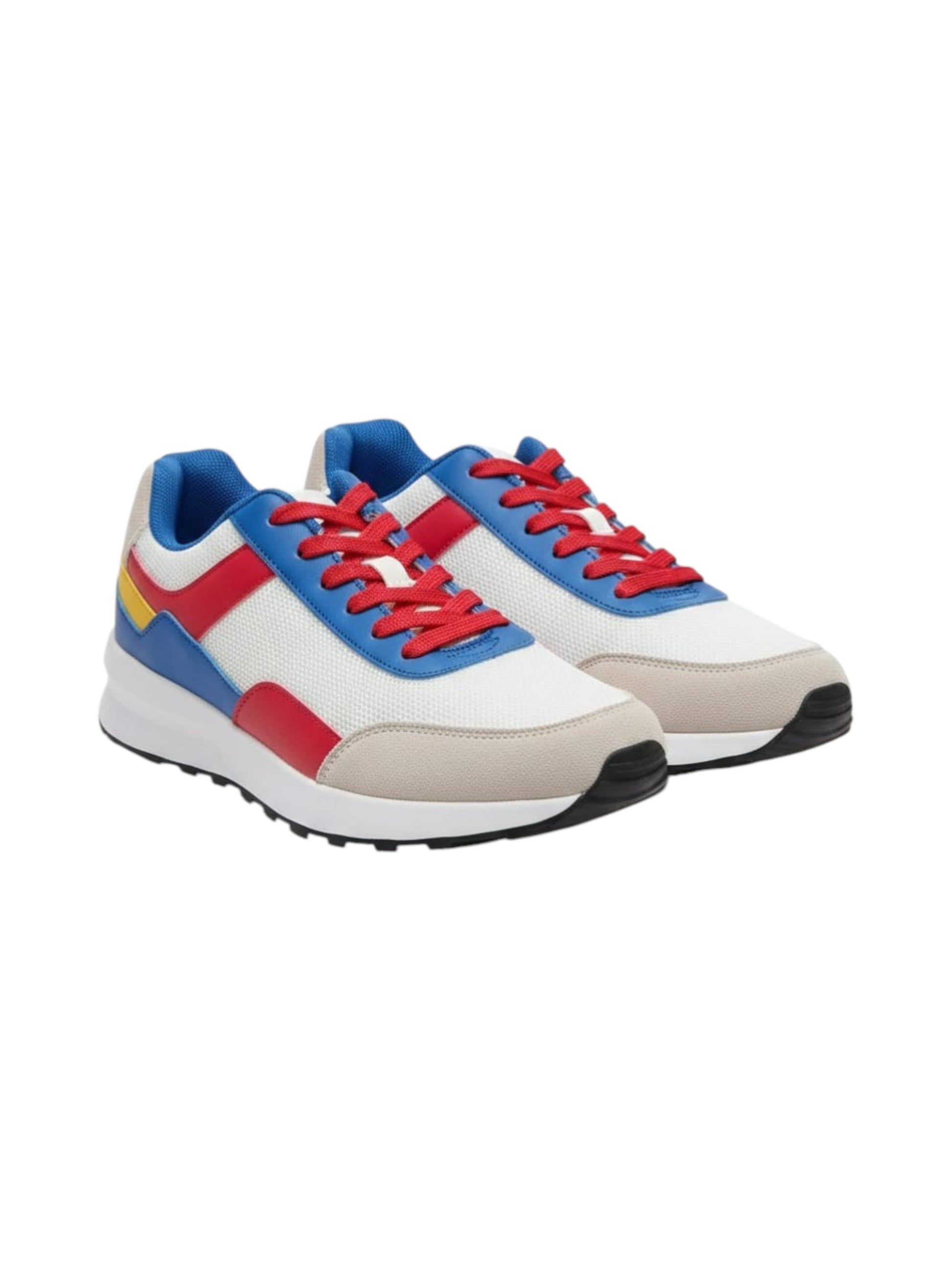 Men's Colorblocked Shoes,White