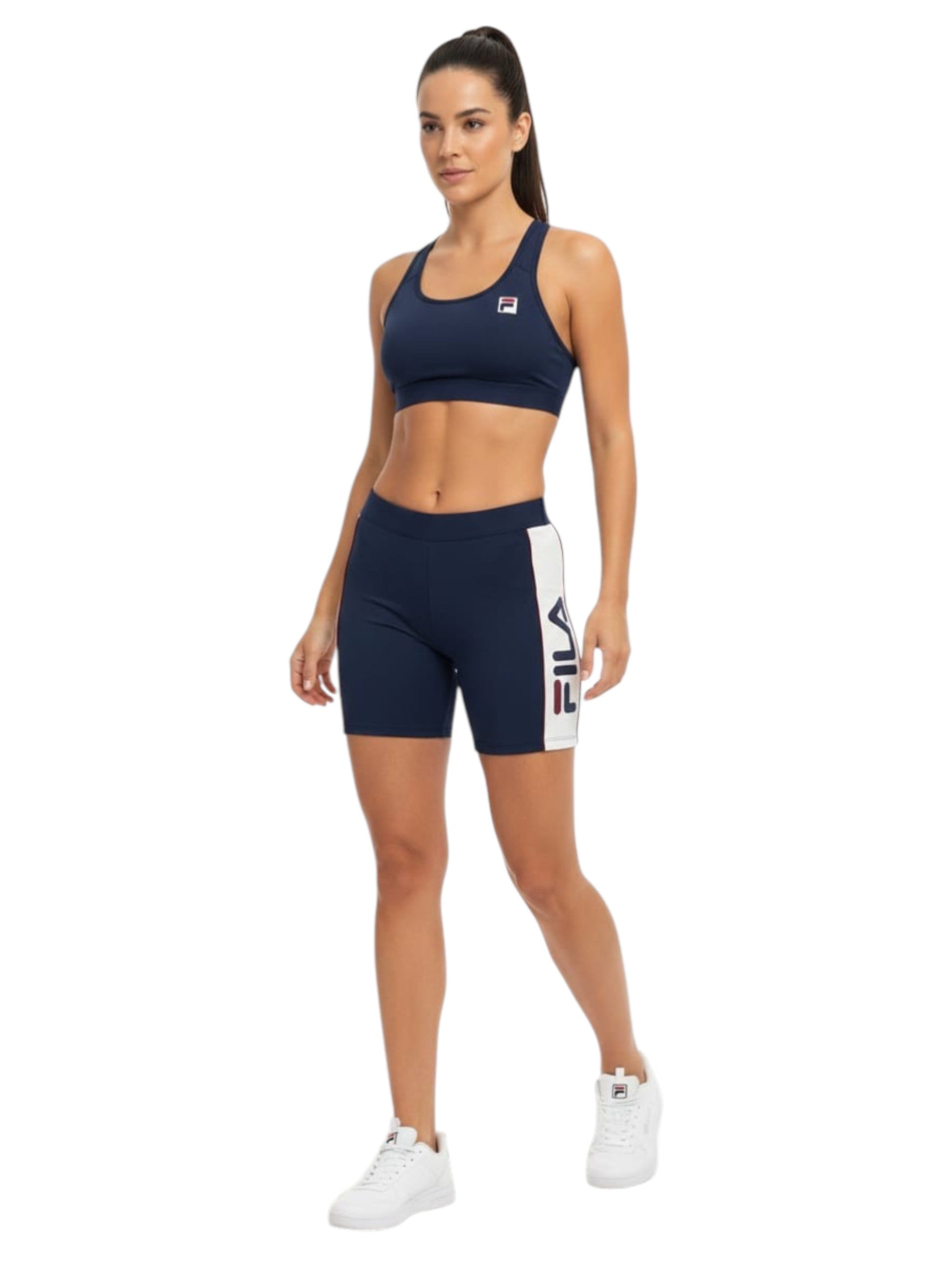 Women's Colorblocked Sport Short,Navy