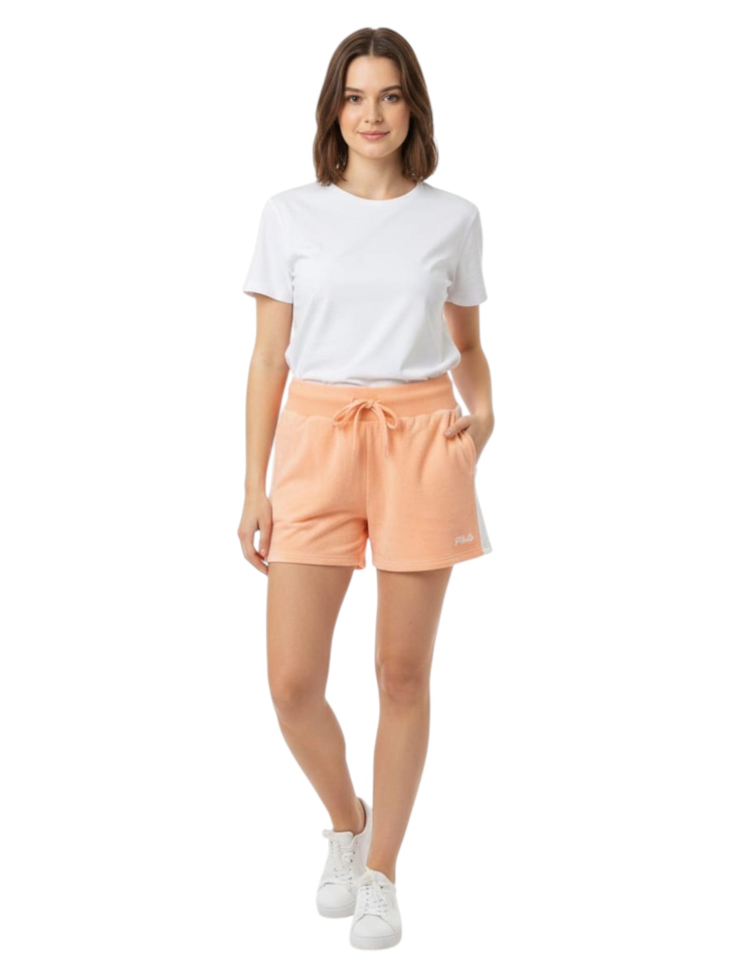 Women's Plain Sport Short,light Peach