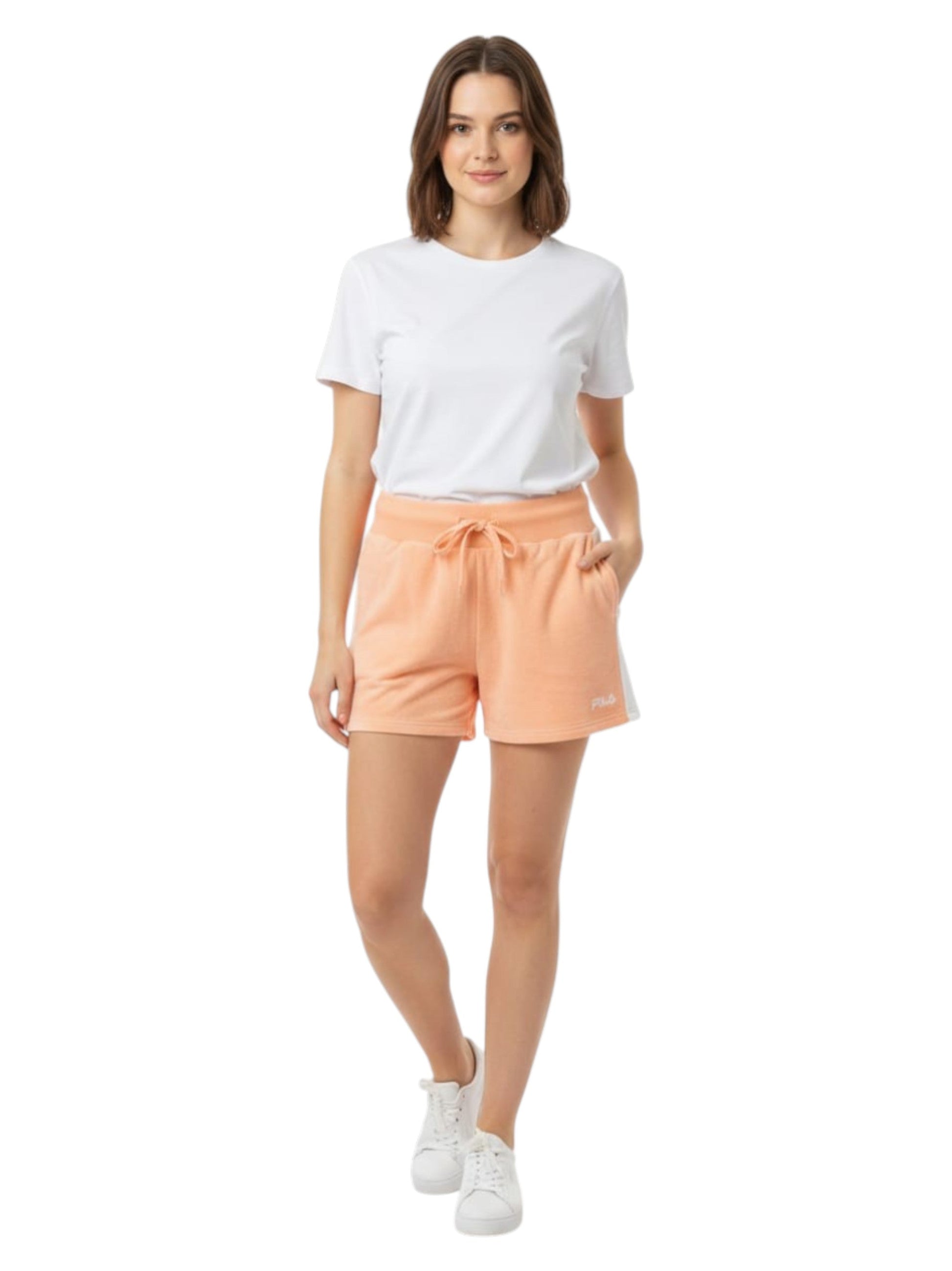 Women's Plain Sport Short,light Peach