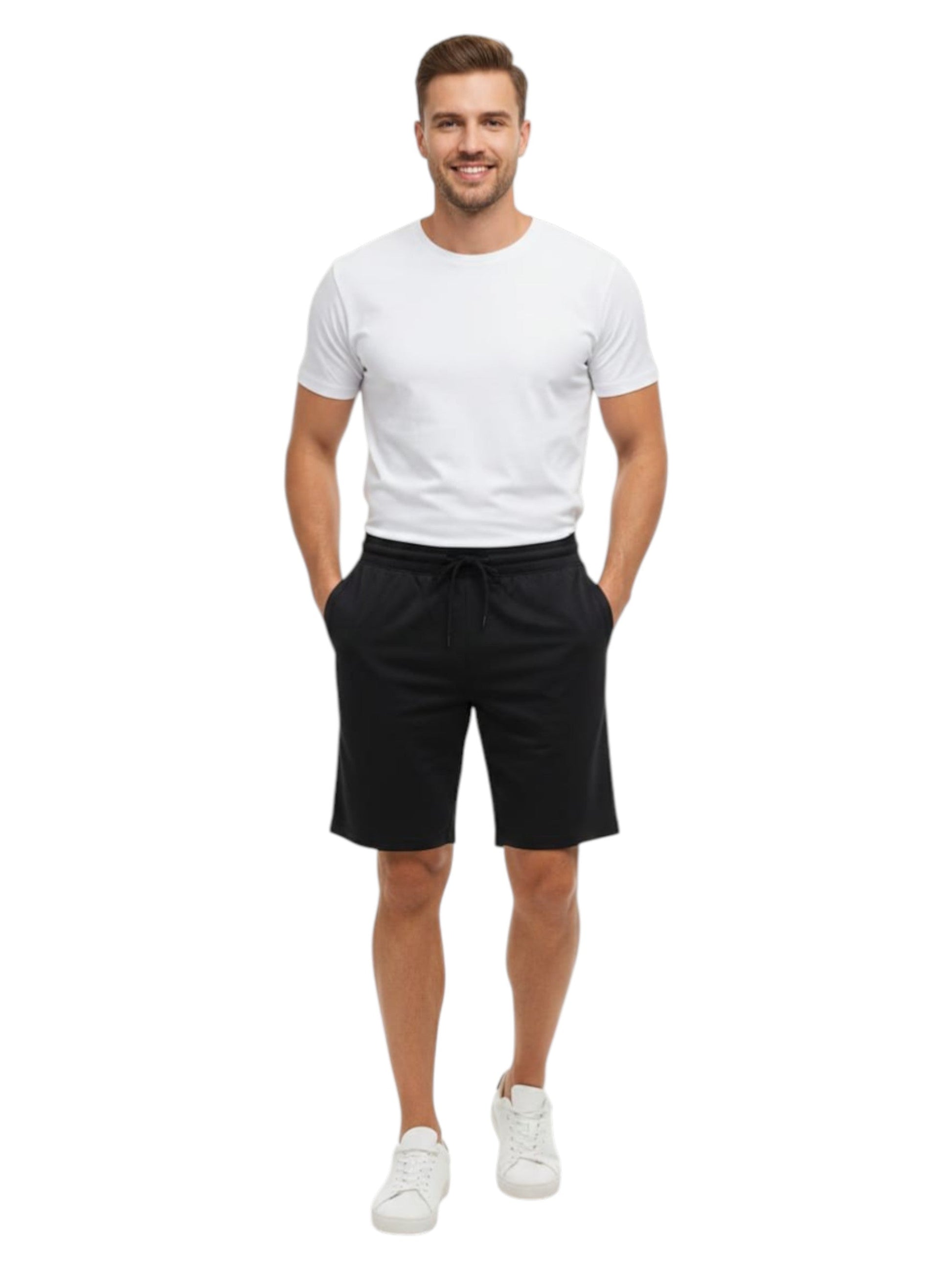 Men's Plain Short,Black