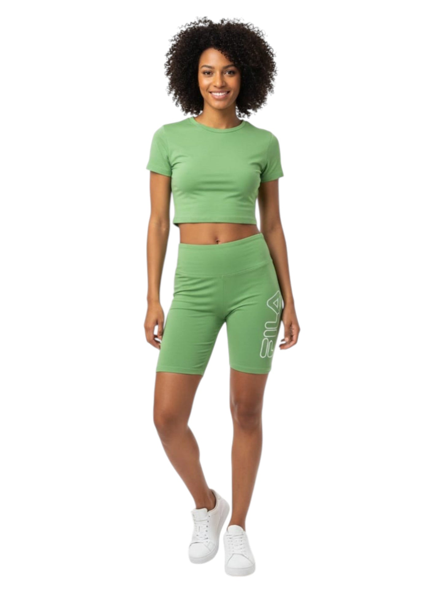 Women's Plain Sport Short,Green