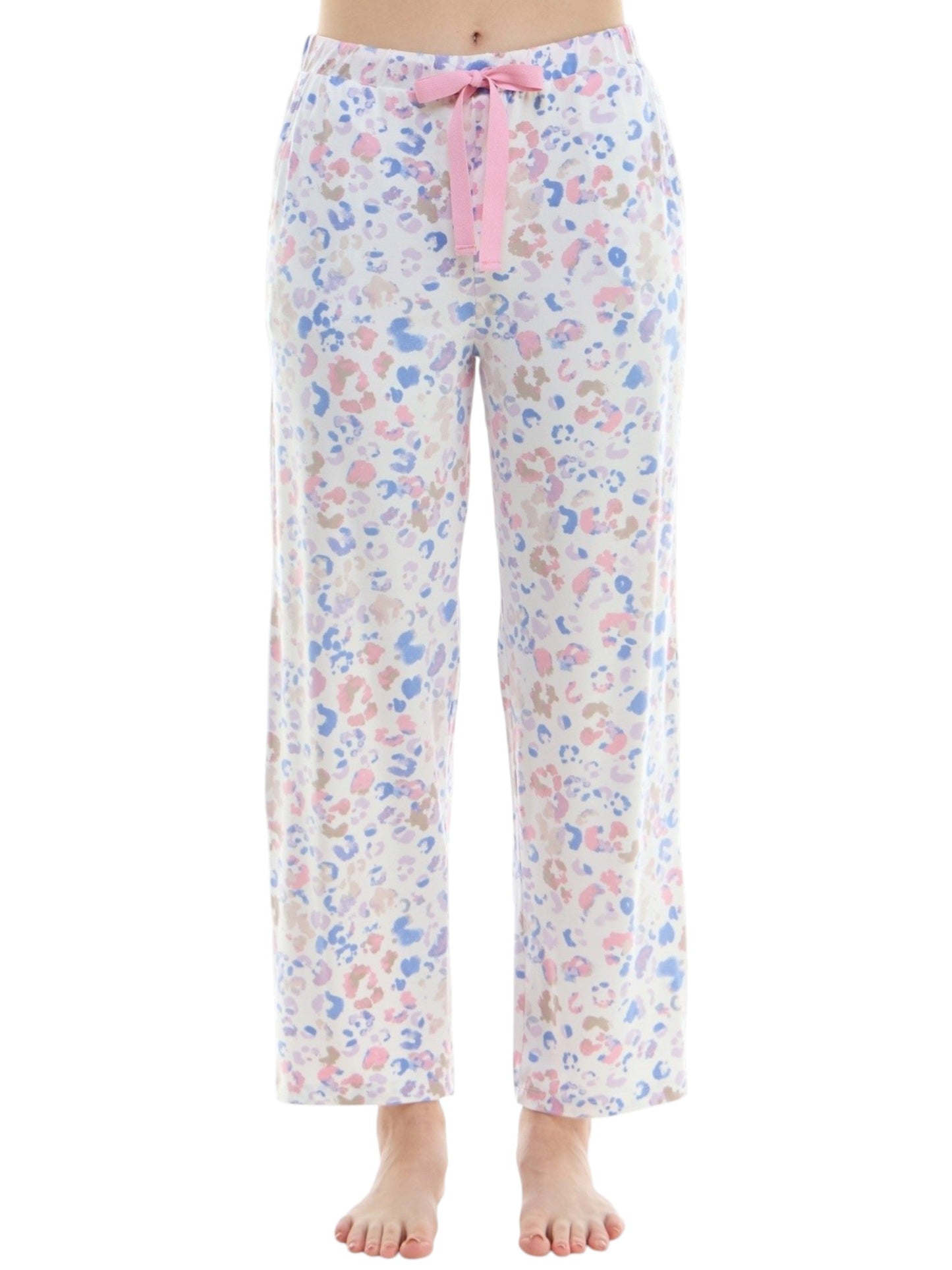 Women's Printed Sleepwear Pant,White