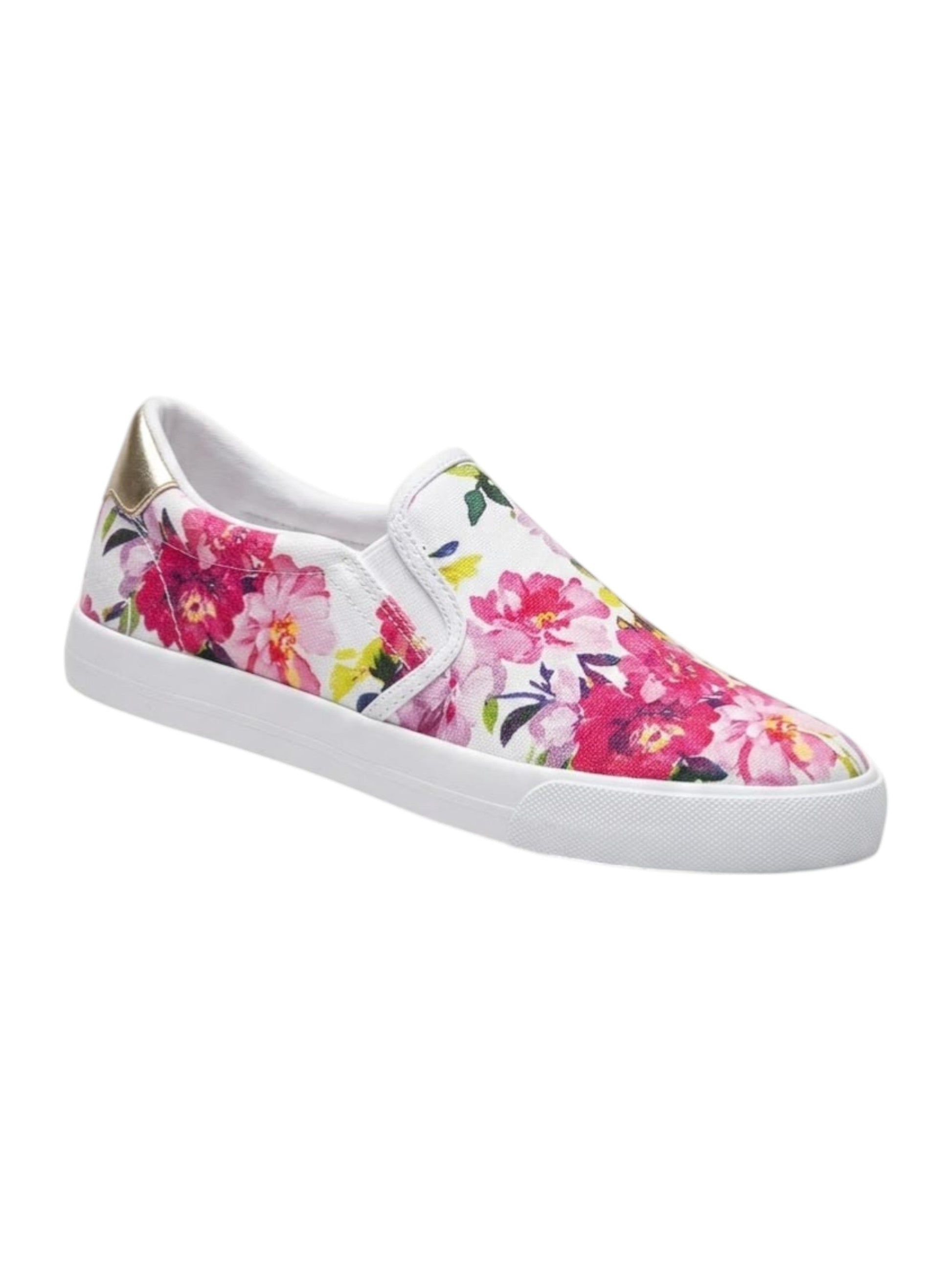Women's Floral Printed Shoes,White