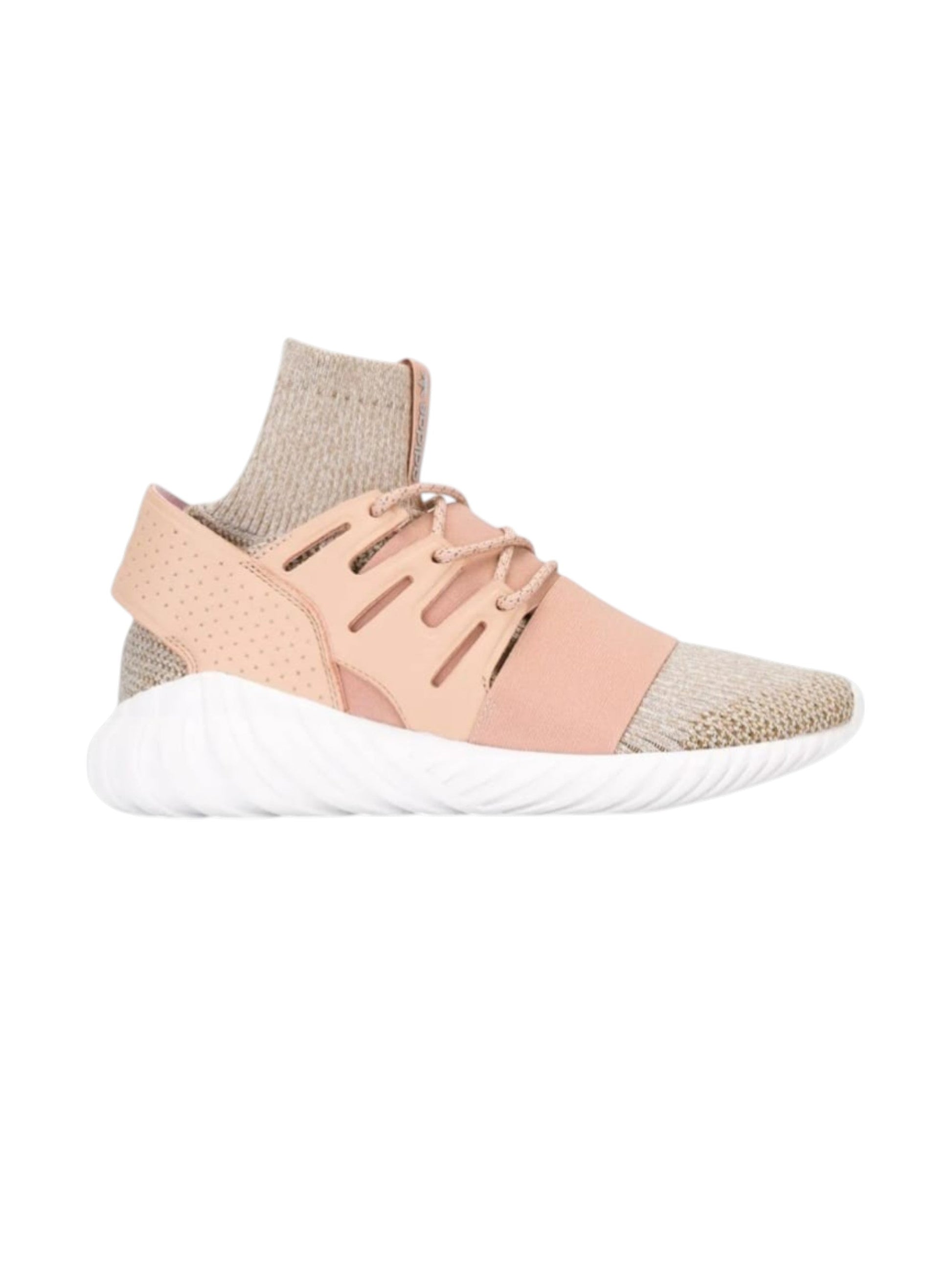 Men's Textured High Top Running Shoes,Coral