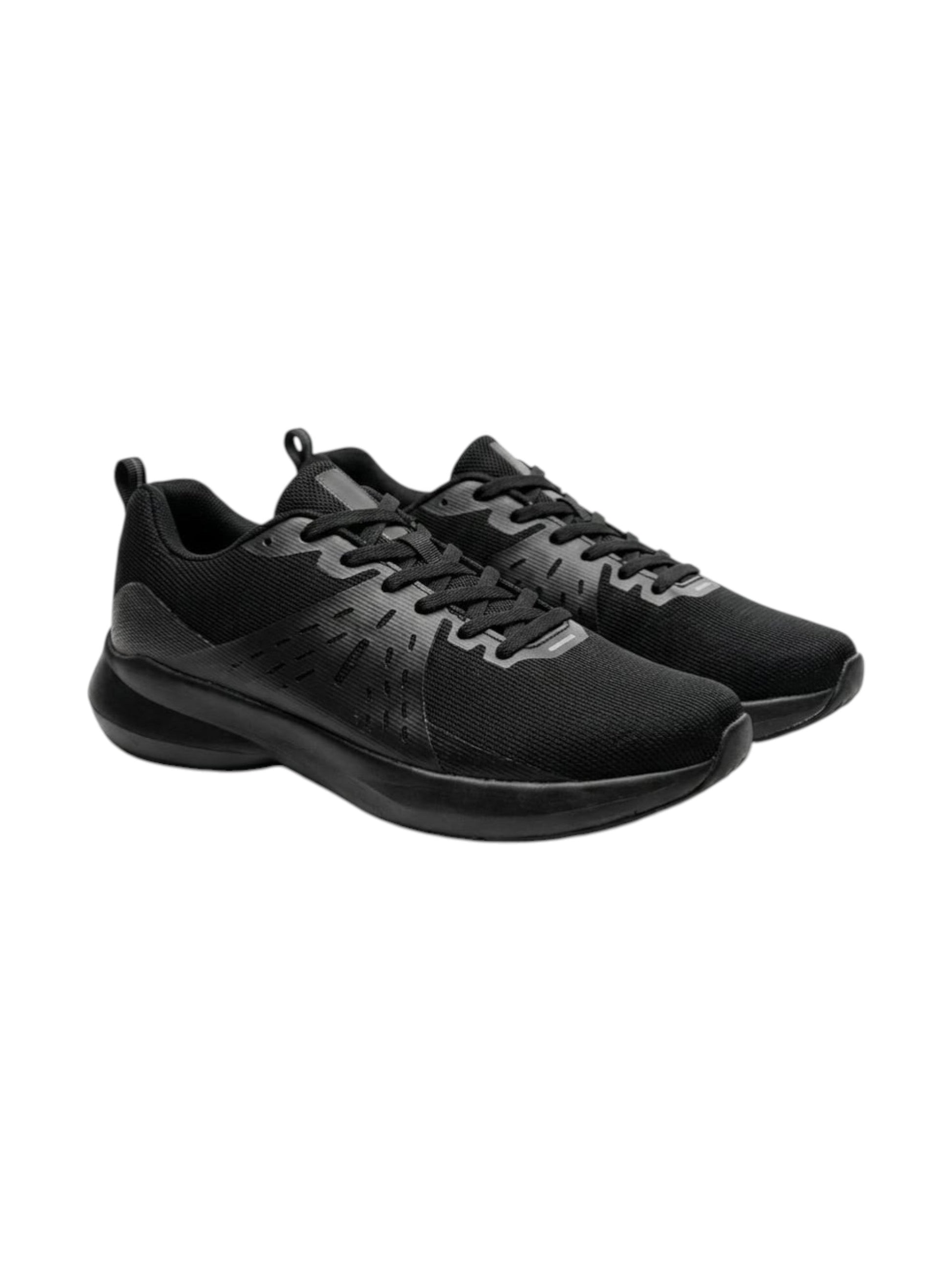 Men's Textured Running Shoes,Black