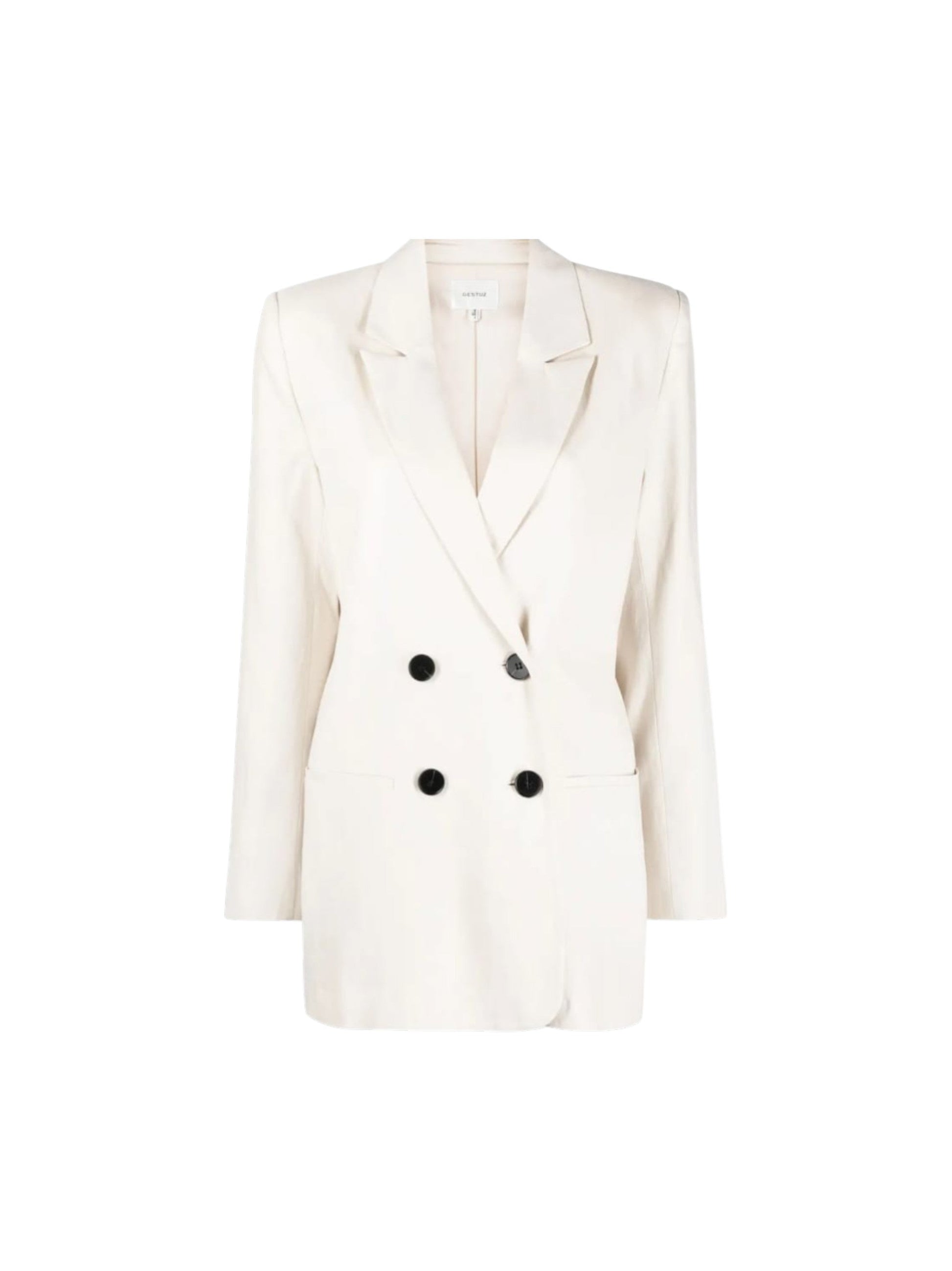 Women's Plain Blazer,Light Beige