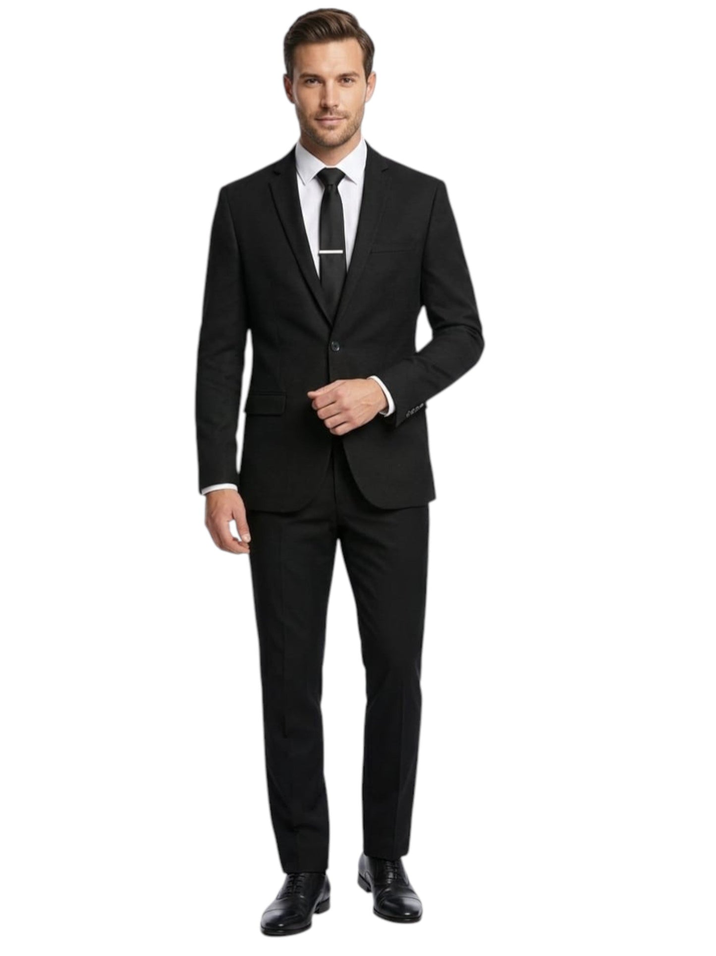 Men's Plain Blazer,Black