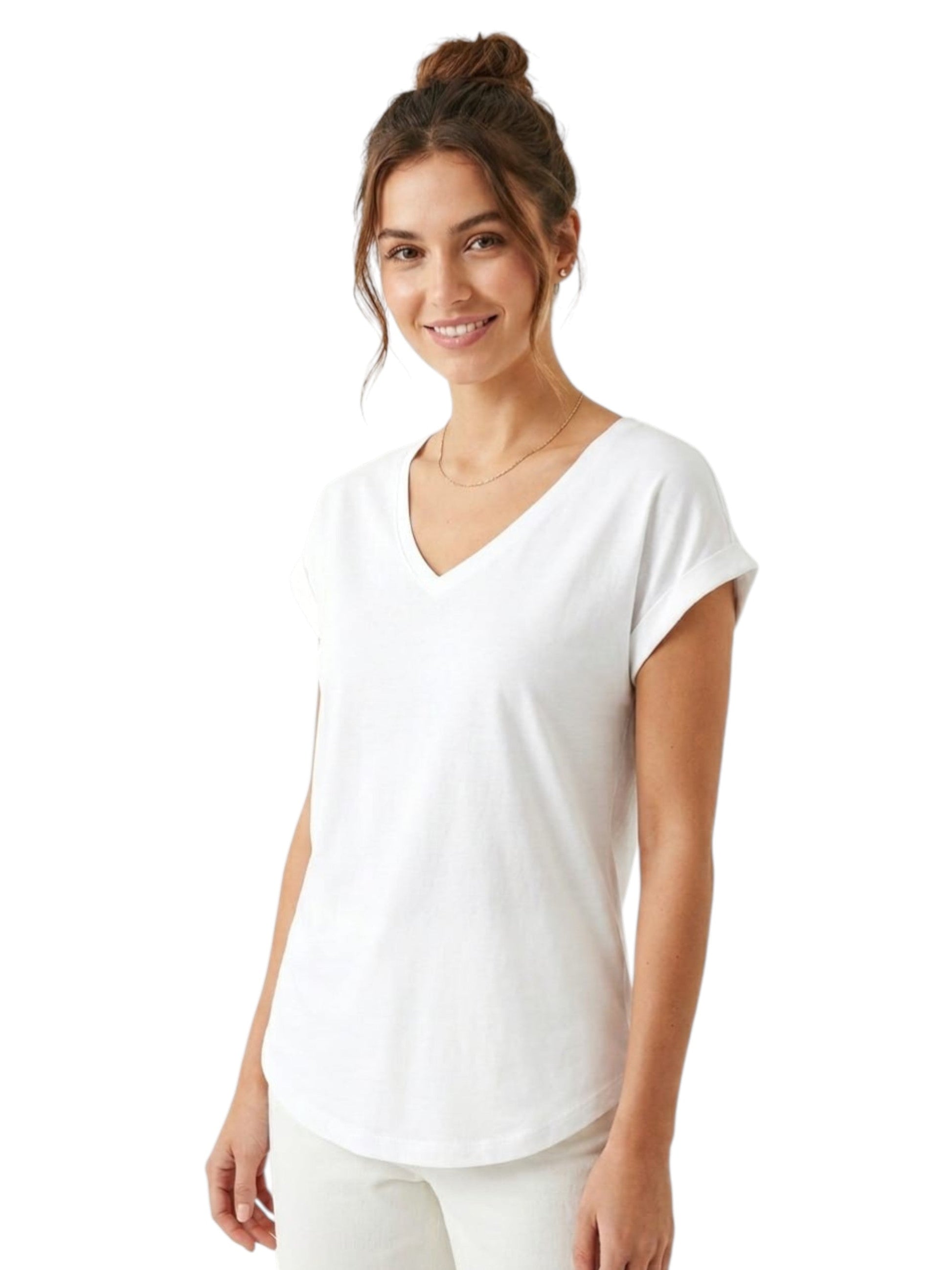 Women's Plain Top,White