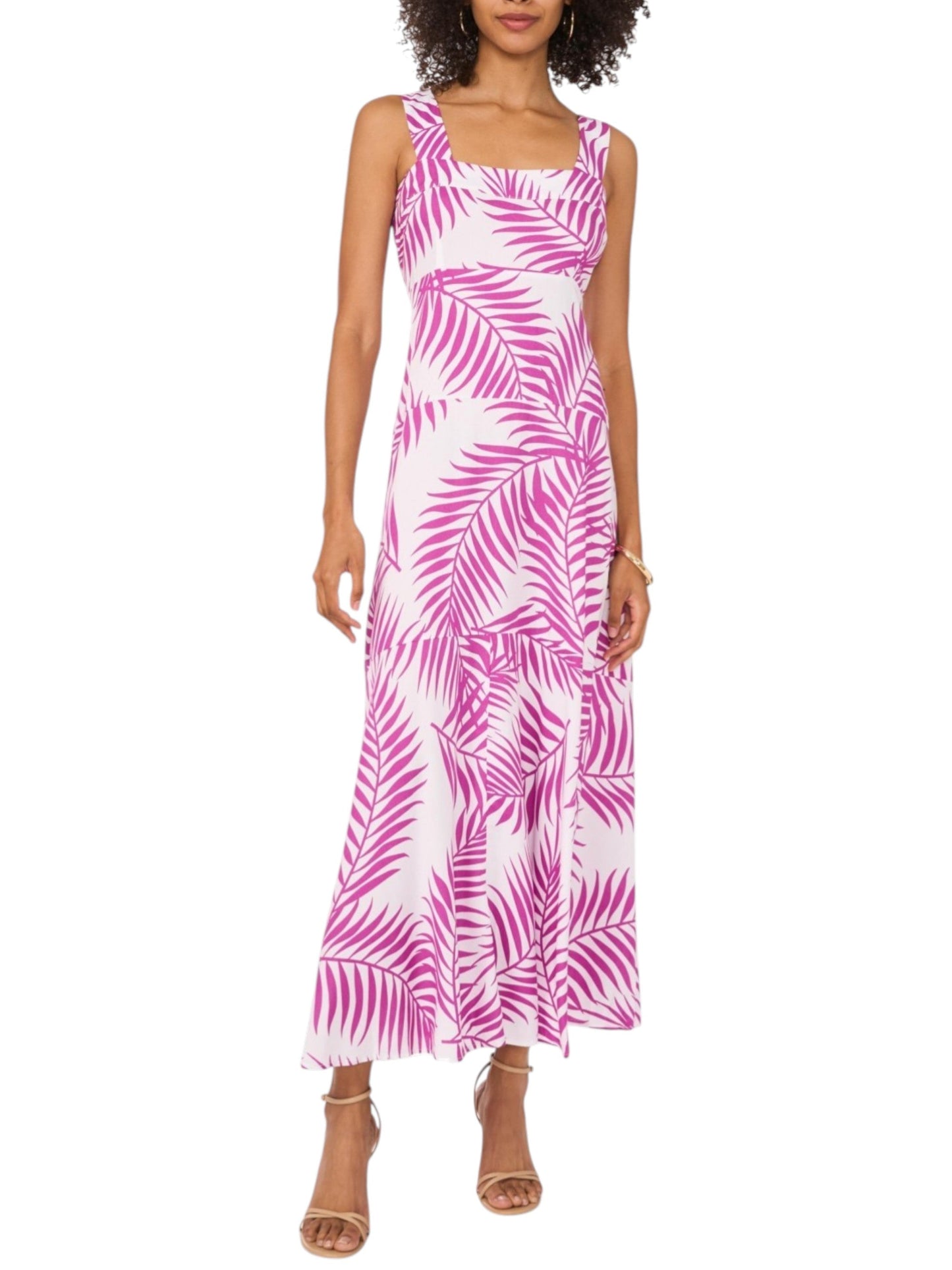Women's Mauve Printed Dress,White