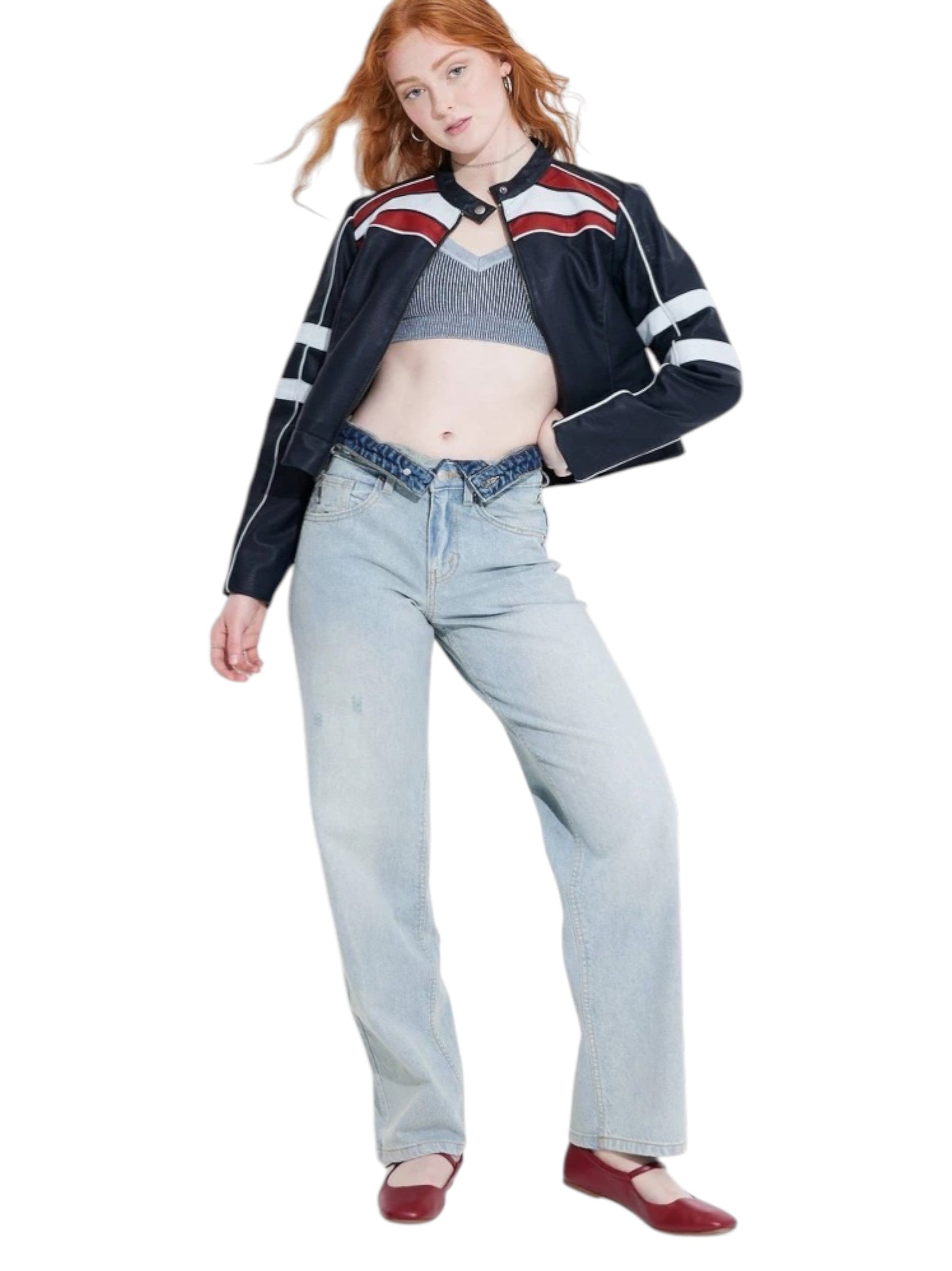 Women's Plain Jeans,Blue