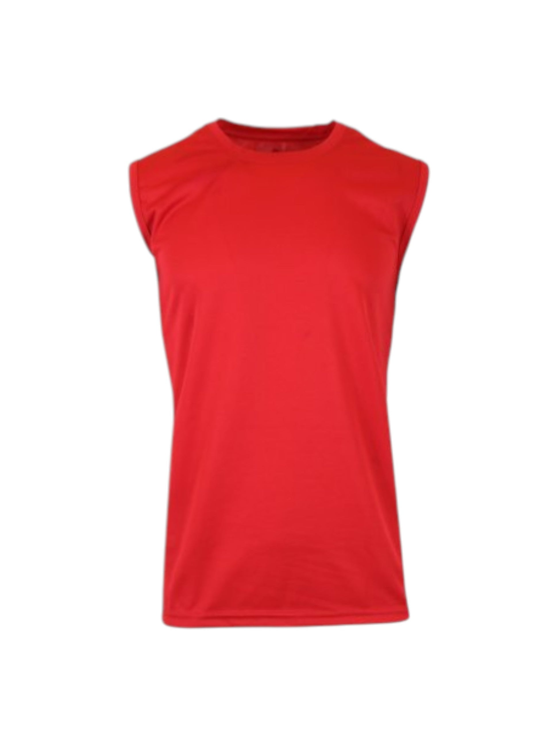 Men's Plain Sport Top,Red