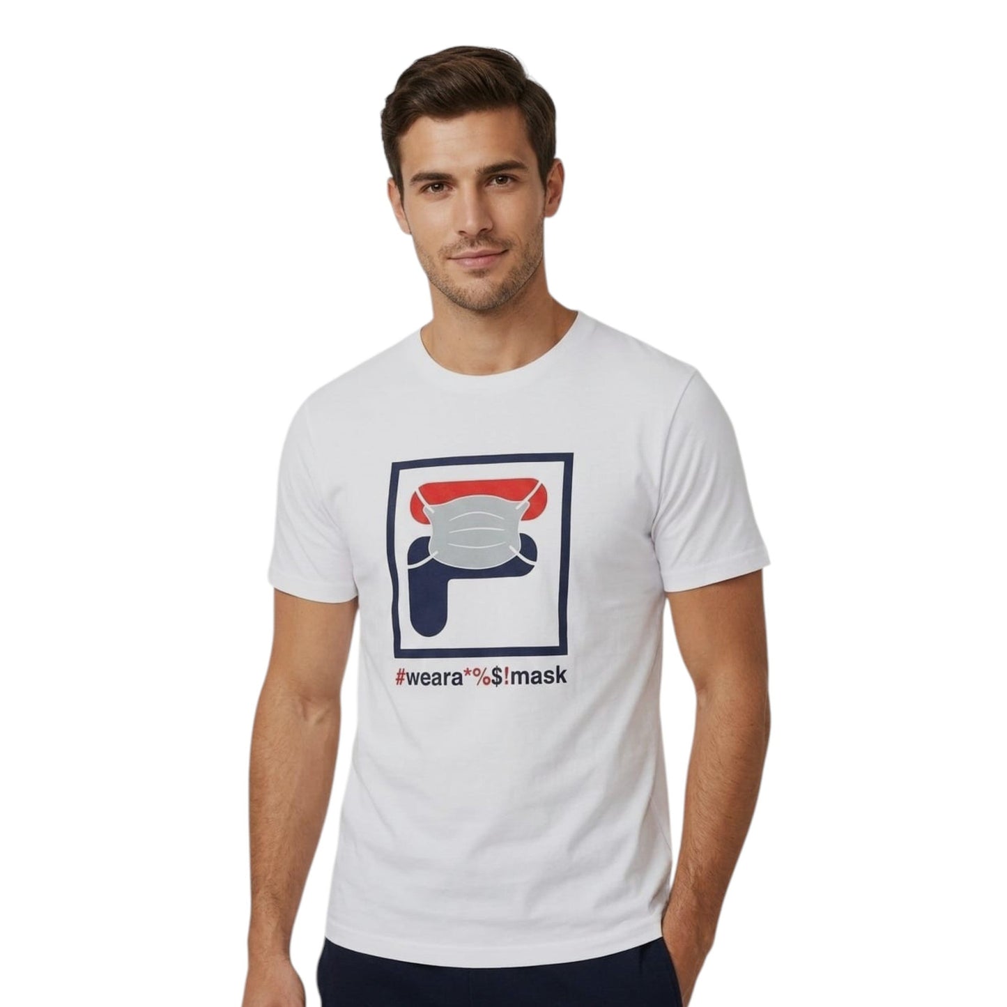 Men's Printed Top,White