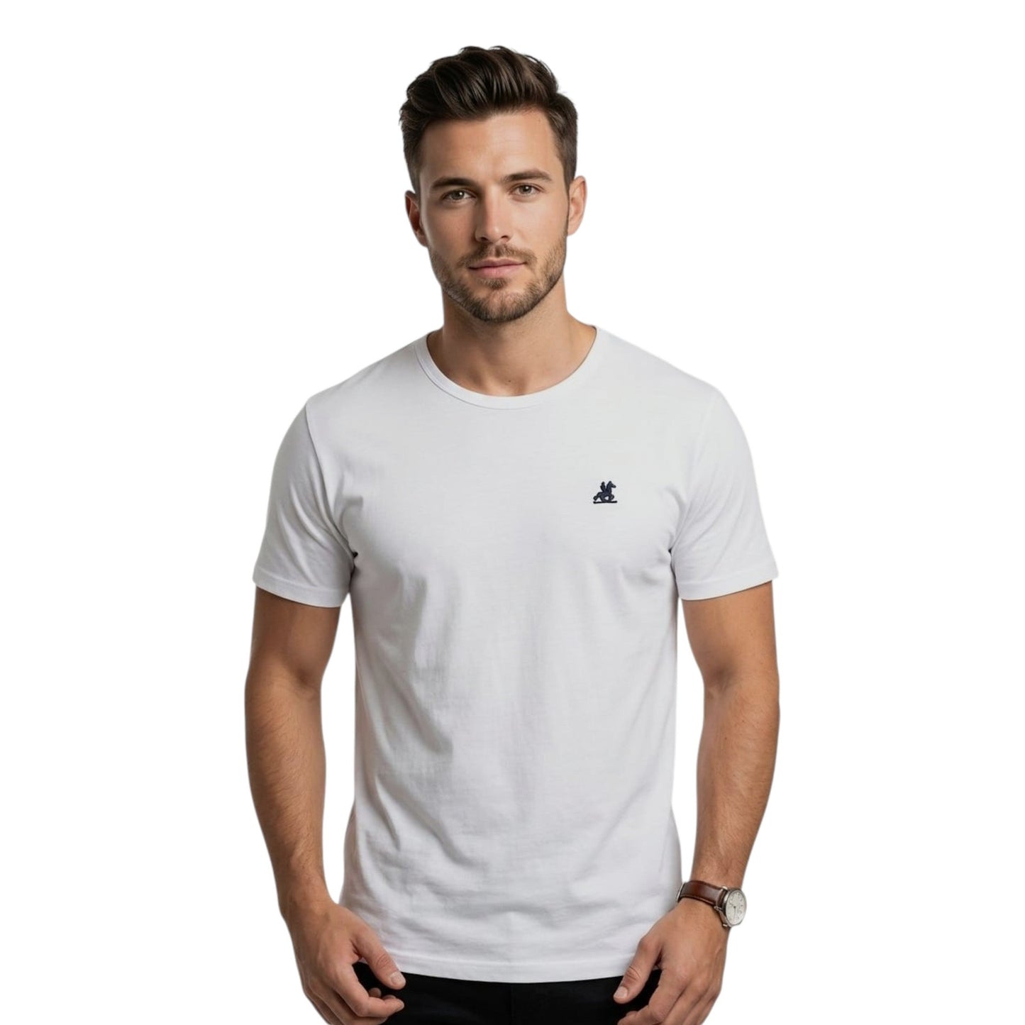 Men's Plain Top,White