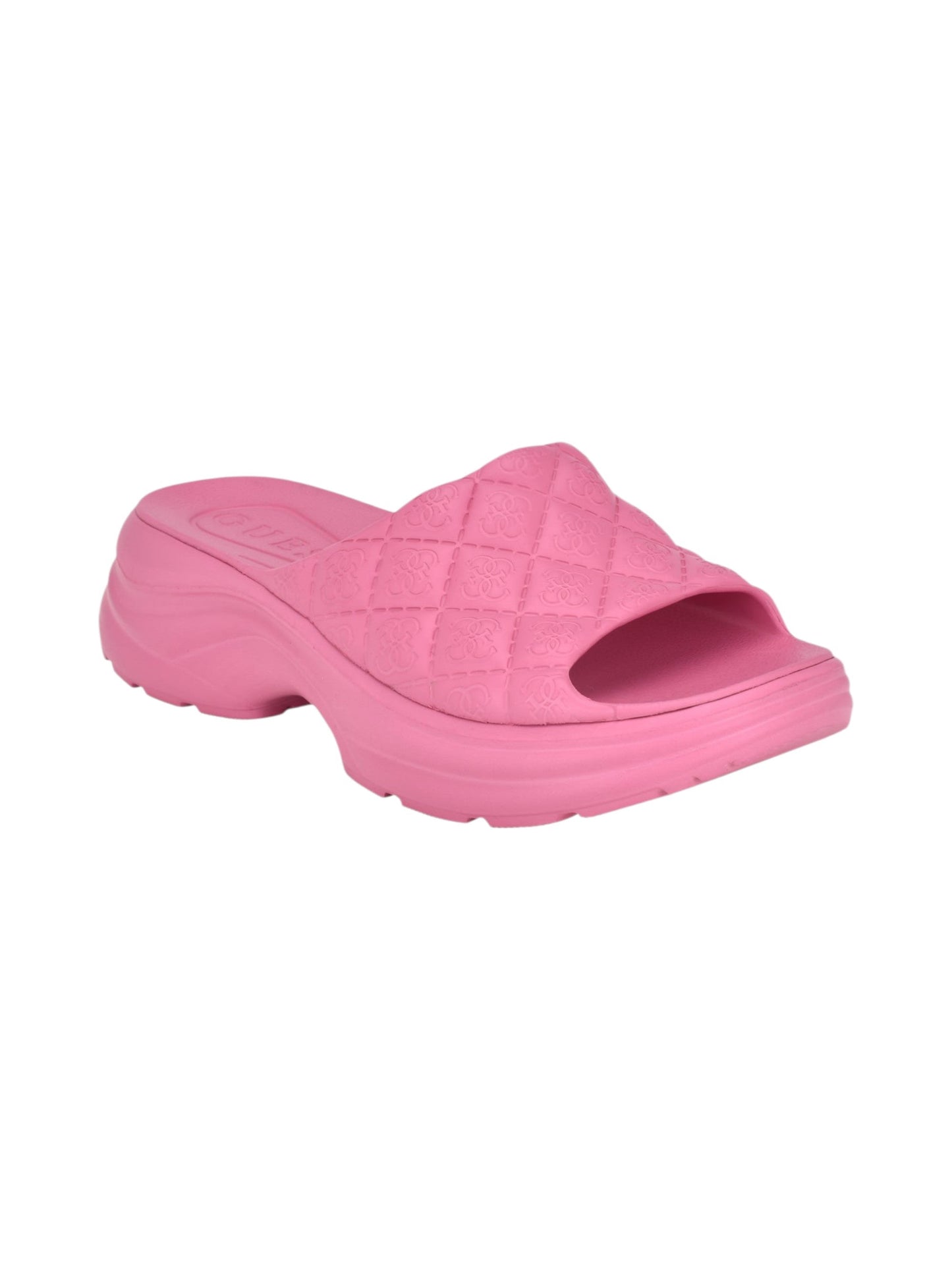 Women's Plain High Slippers,Pink