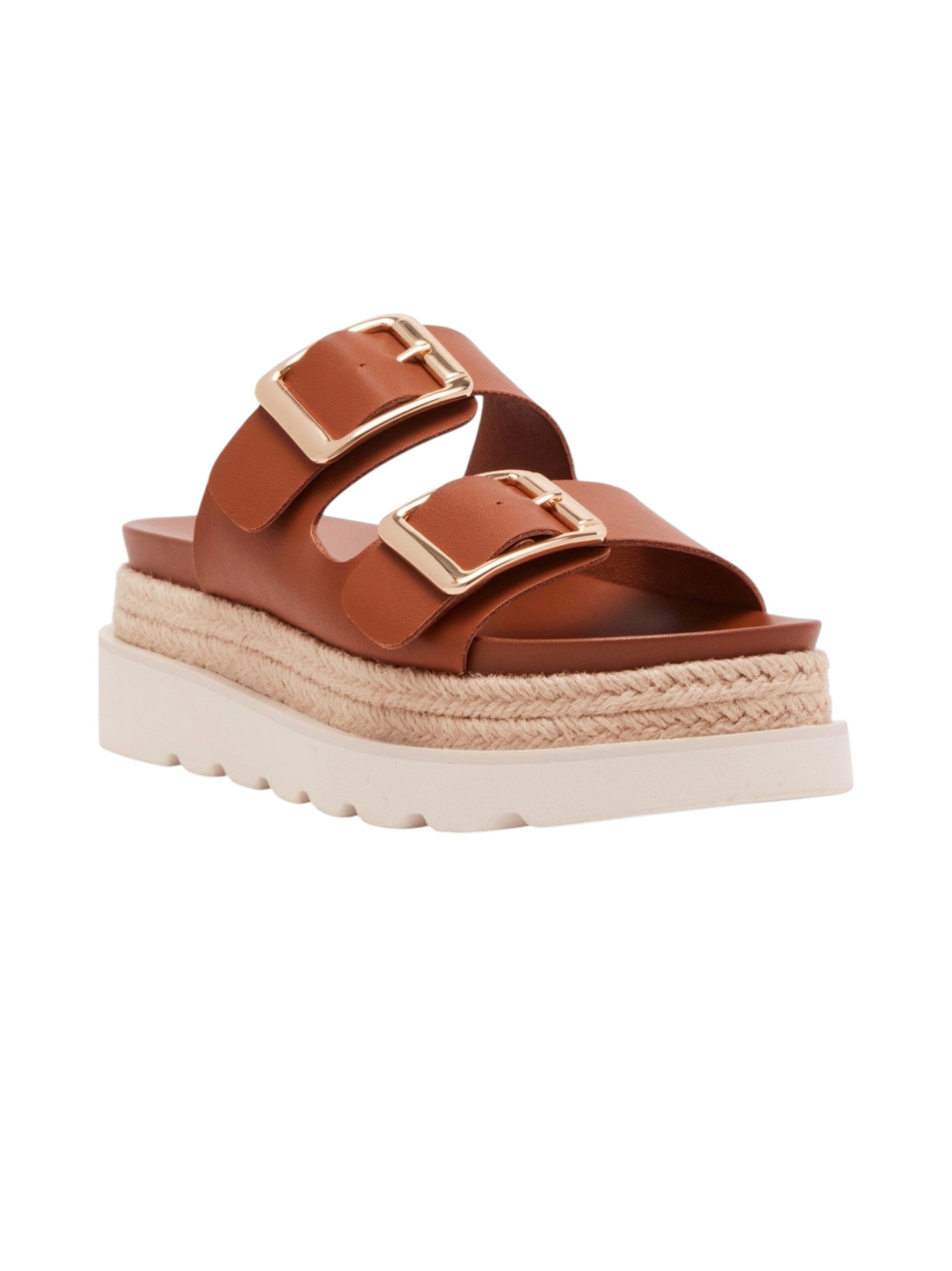 Women's Plain High Sandals,Brown