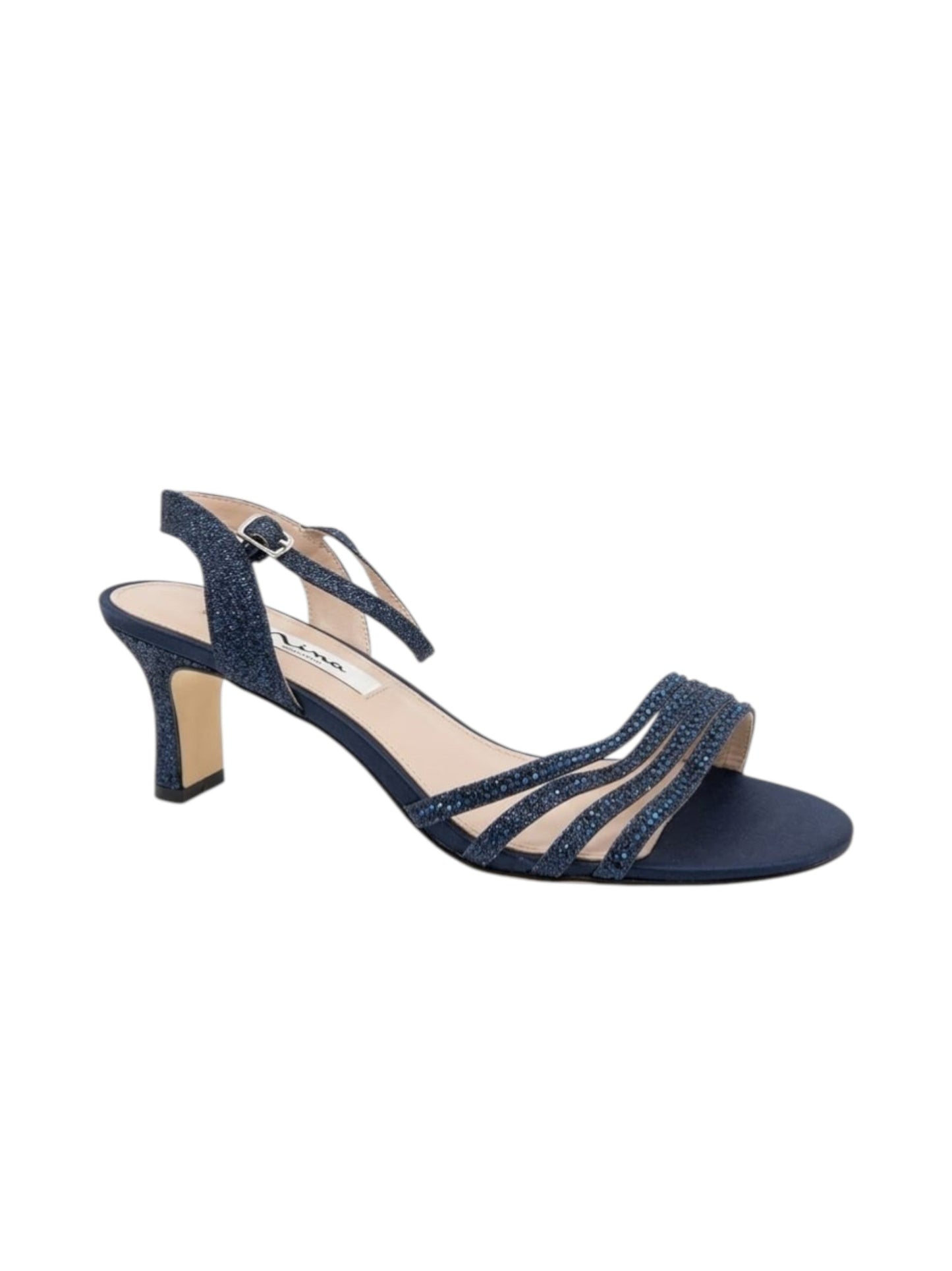 Women's Strass Glitter Sandals,Navy