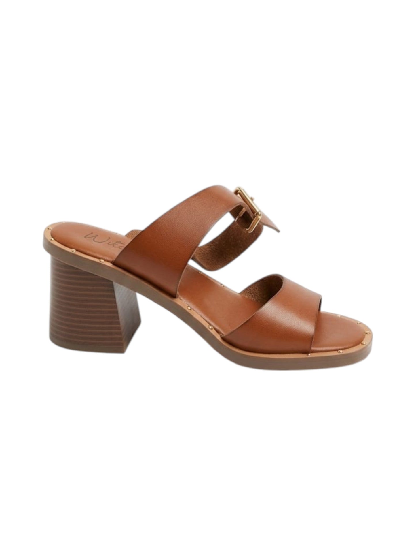 Women's Plain Heeled Shoes,Brown