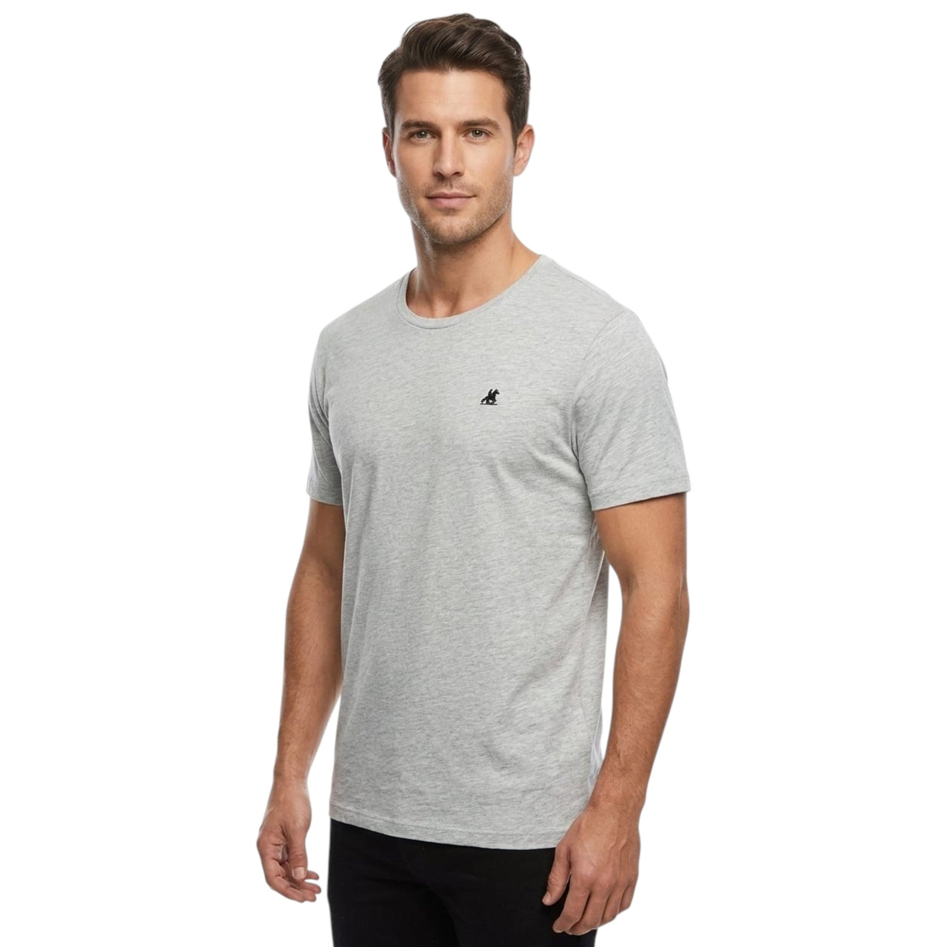 Men's Plain Solid Top,Grey