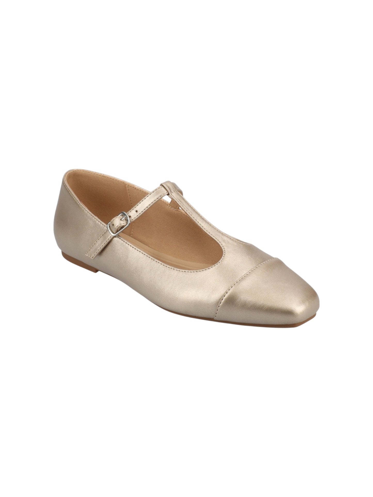 Women's Plain Bellorinas,Gold