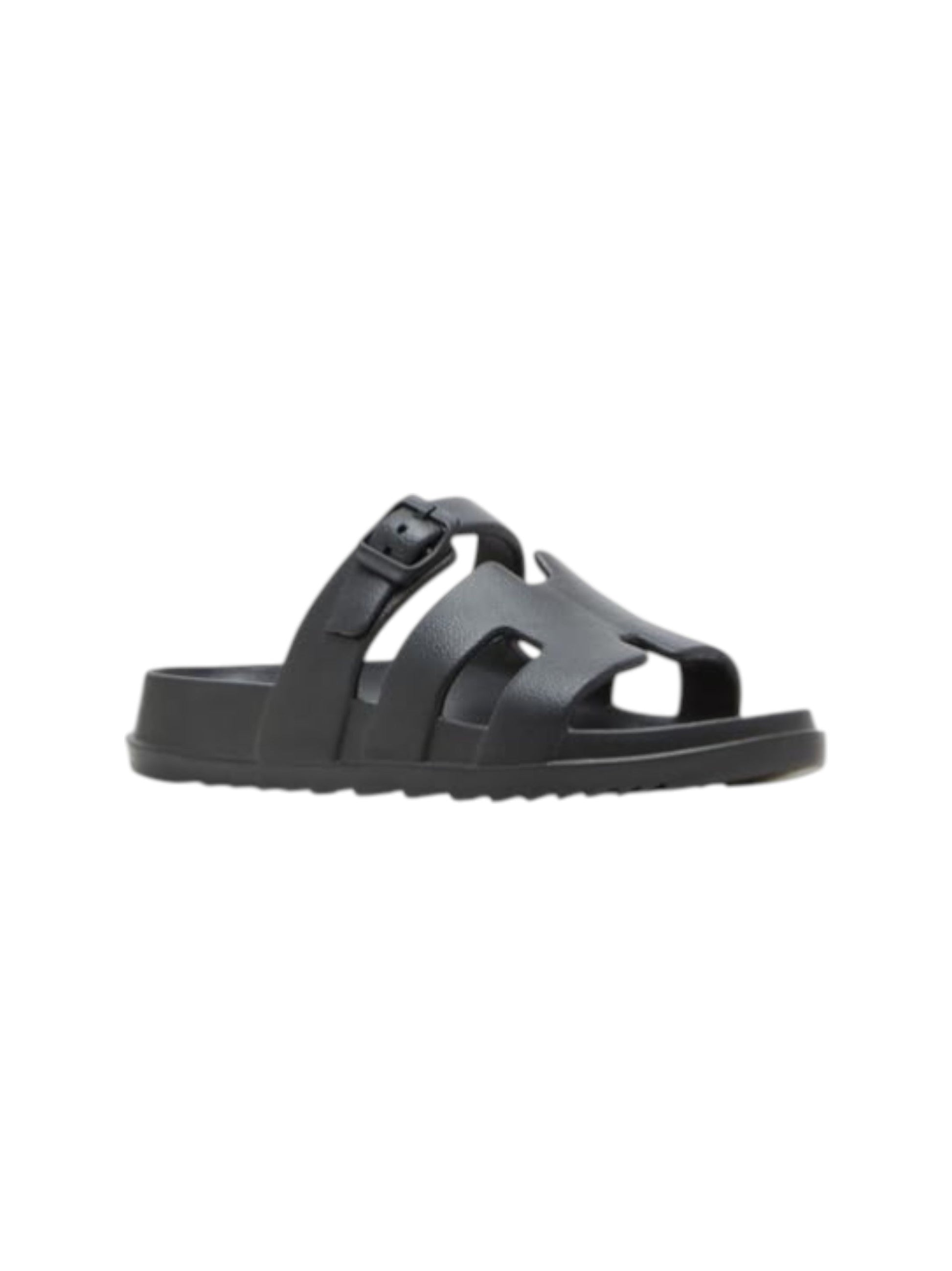 Women's Plain Slippers,Black
