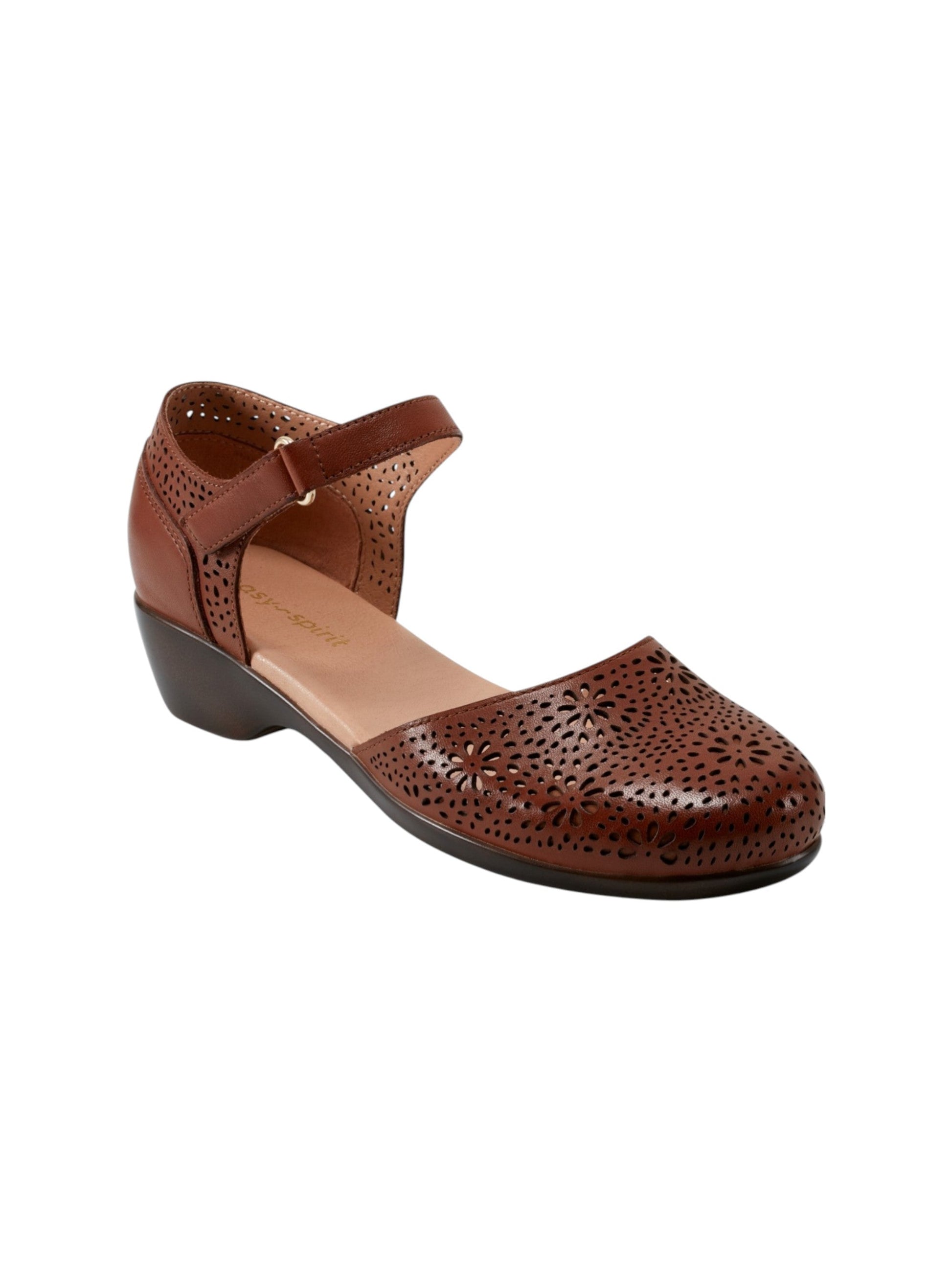 Women's Floral Embroidered Shoes,Brown
