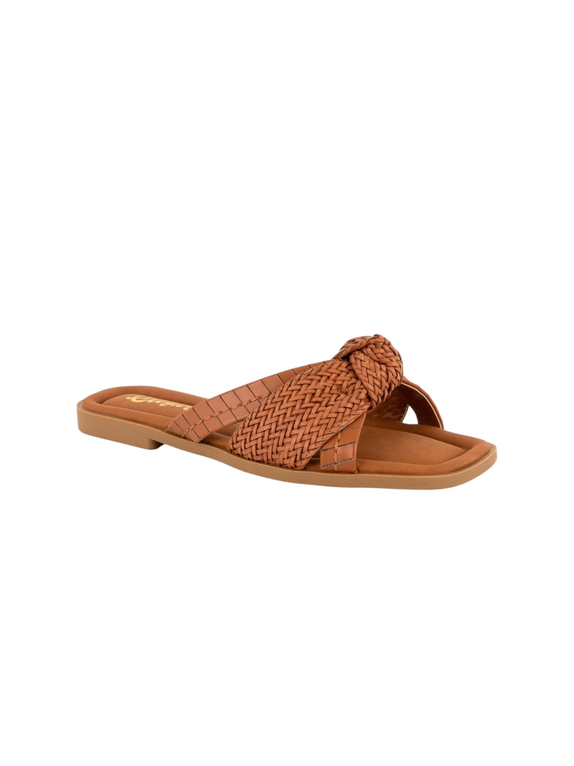 Women's Braided Slipper,Brown