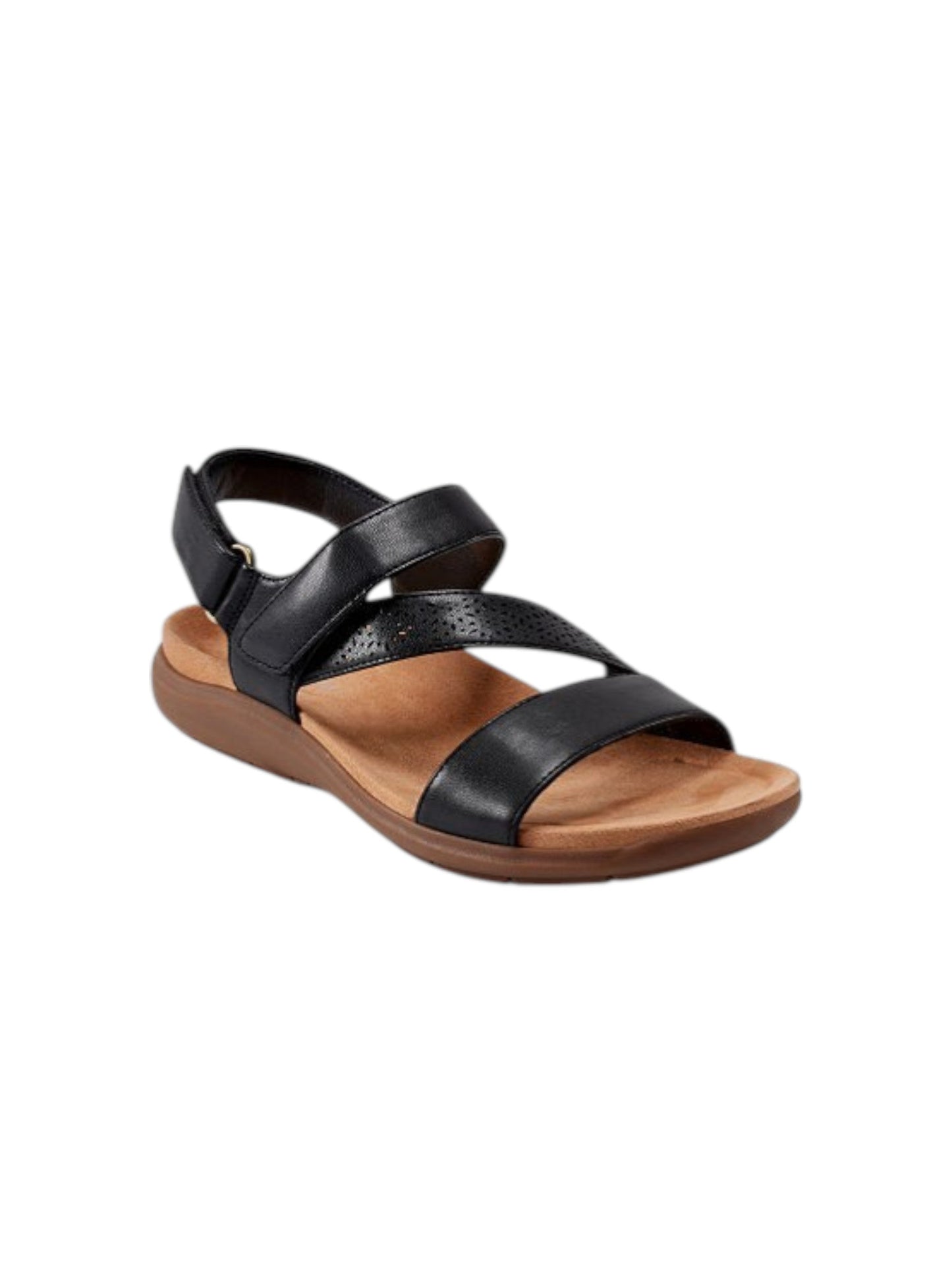Women's Textured Sandals,Black