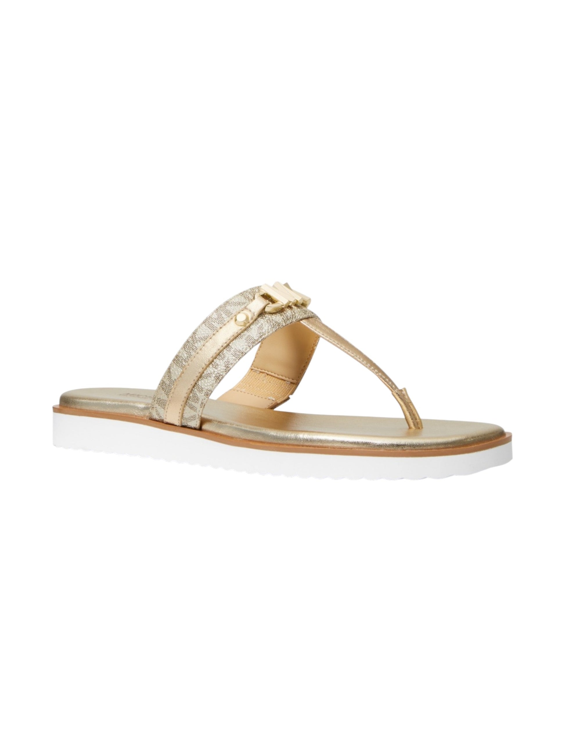 Women's Textured Slippers,Gold