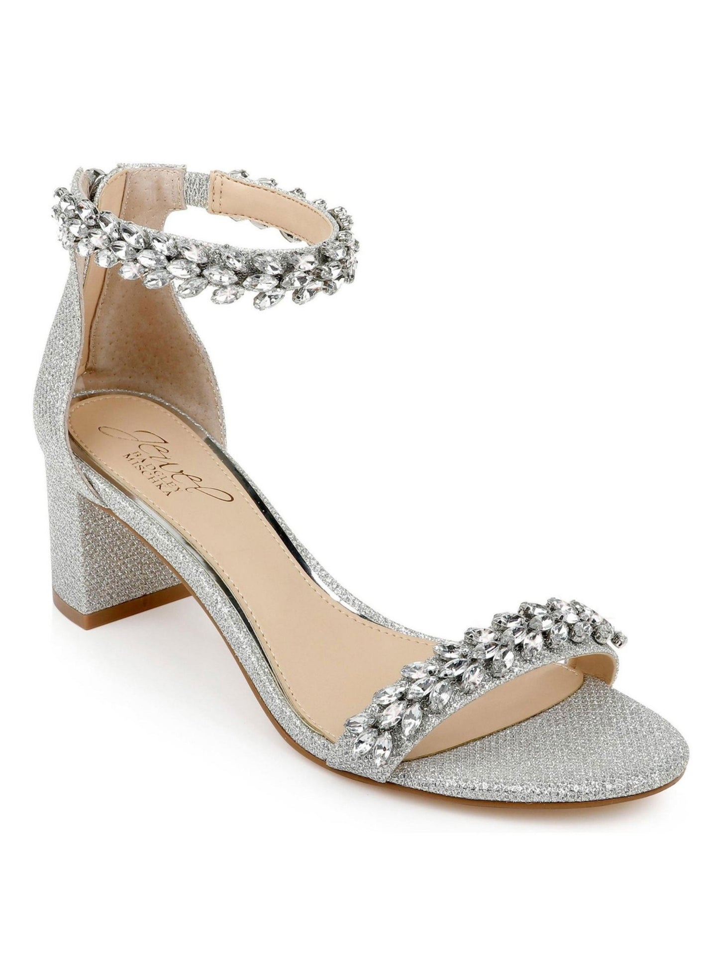 Women's Rhinestones Heels,Silver