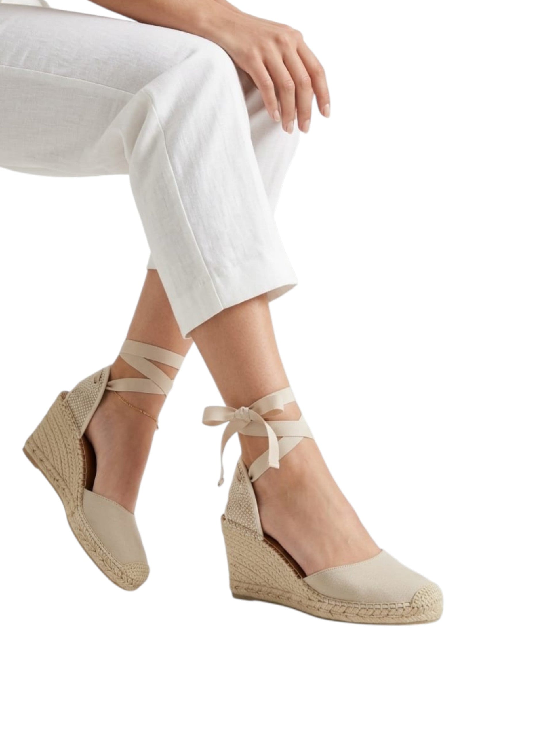 Women's Wrapped Shoes,Beige