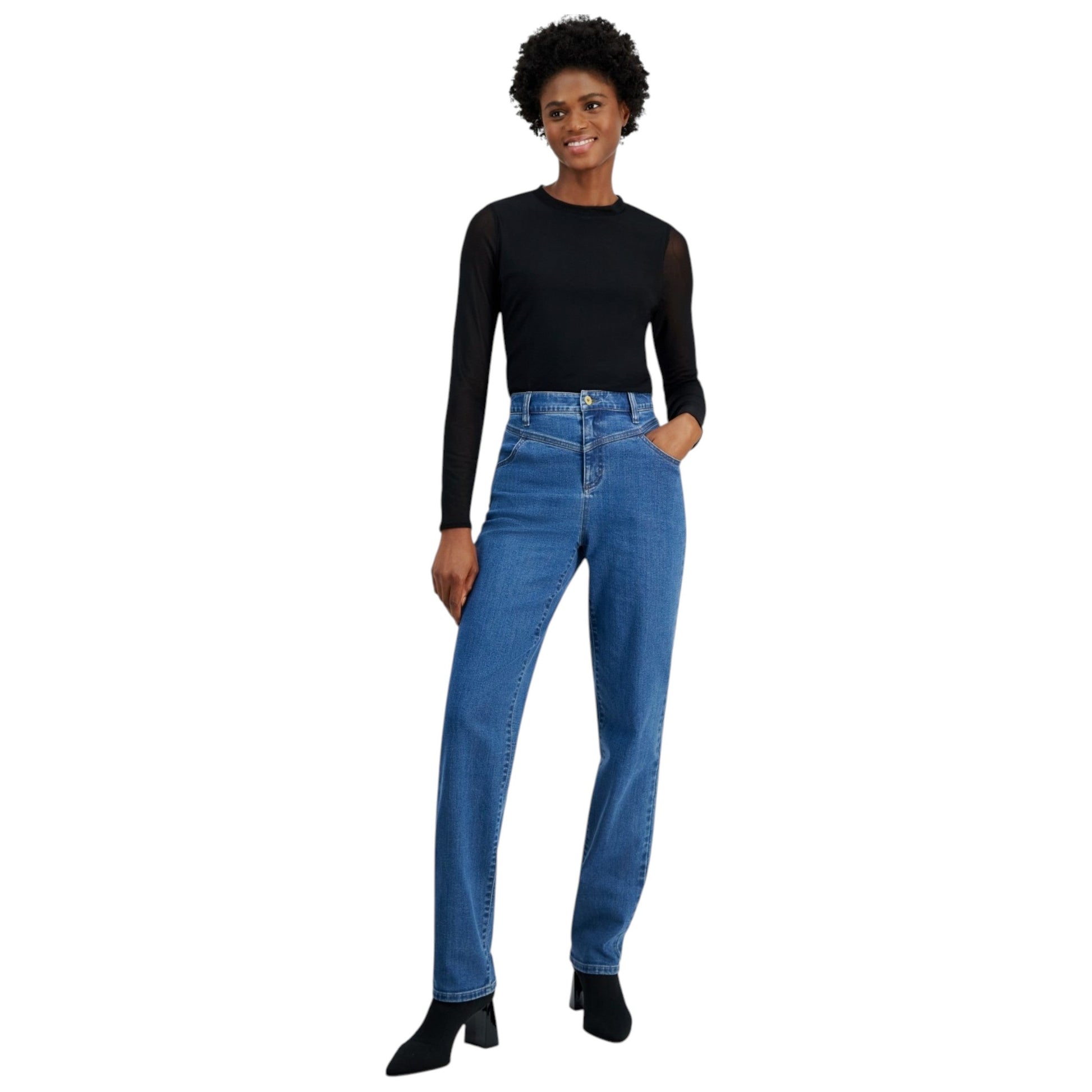 Women's Plain Jeans,Blue