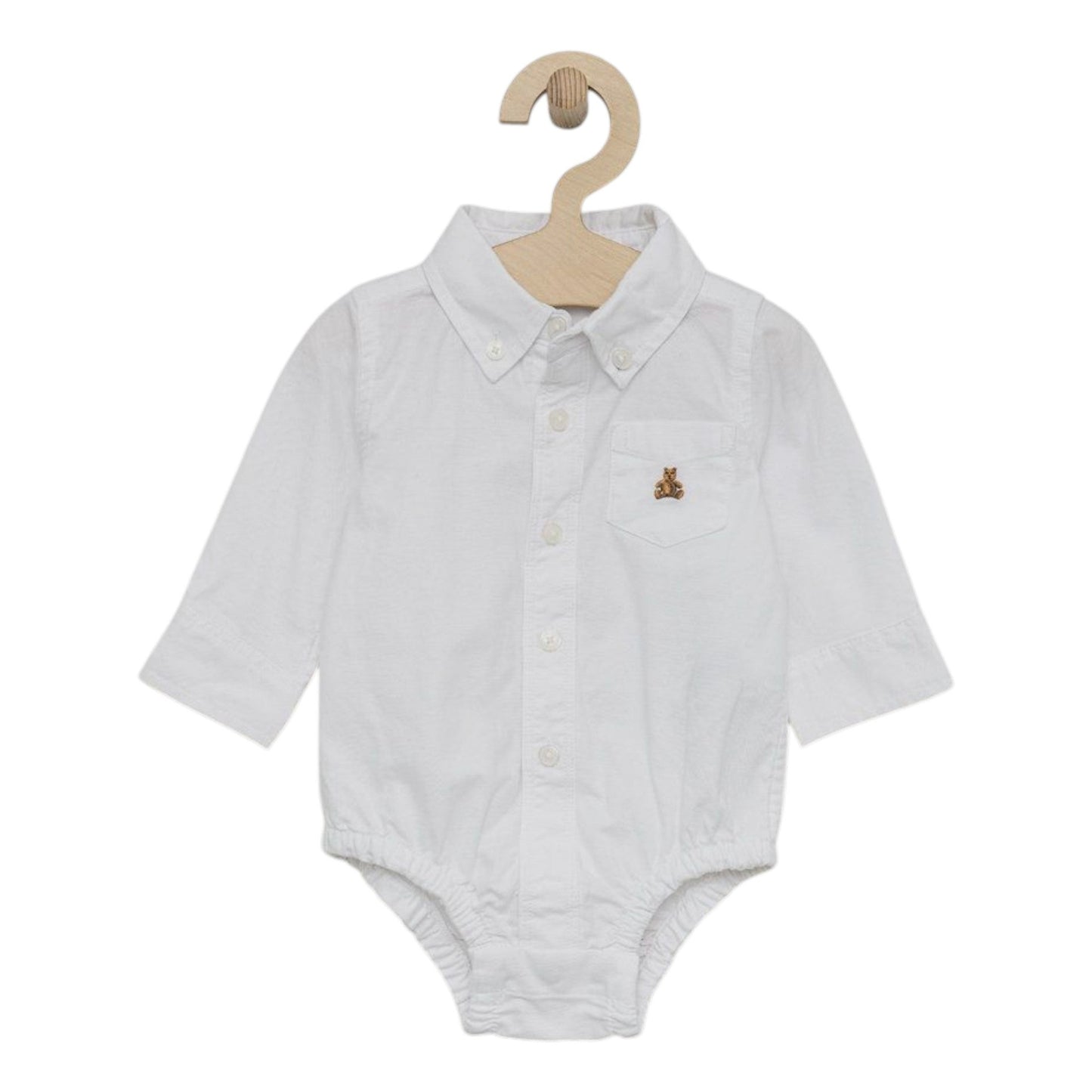 Kids Boy's Plain Body Suit,White