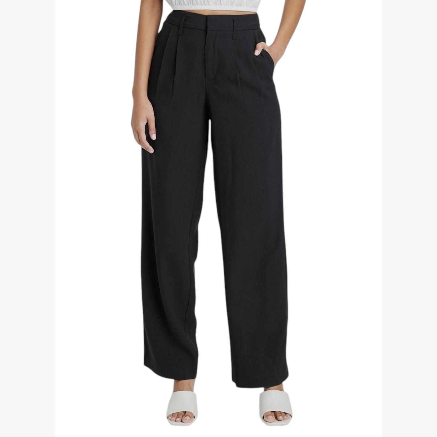 Women's Plain Pant,Black