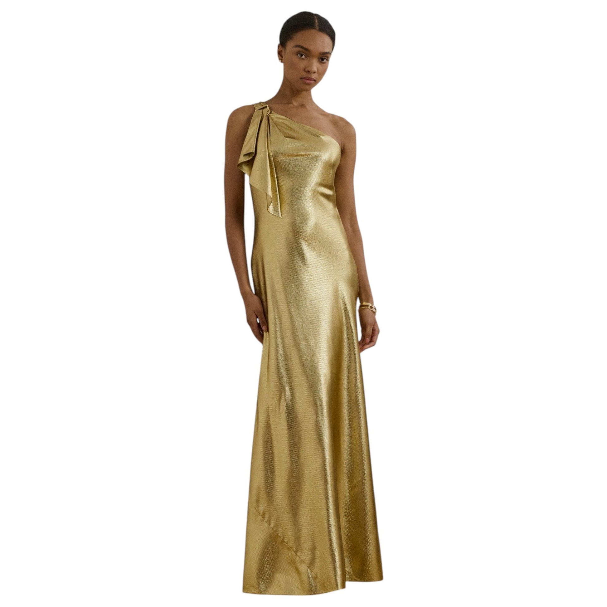 Women's Shiny Dress,Gold