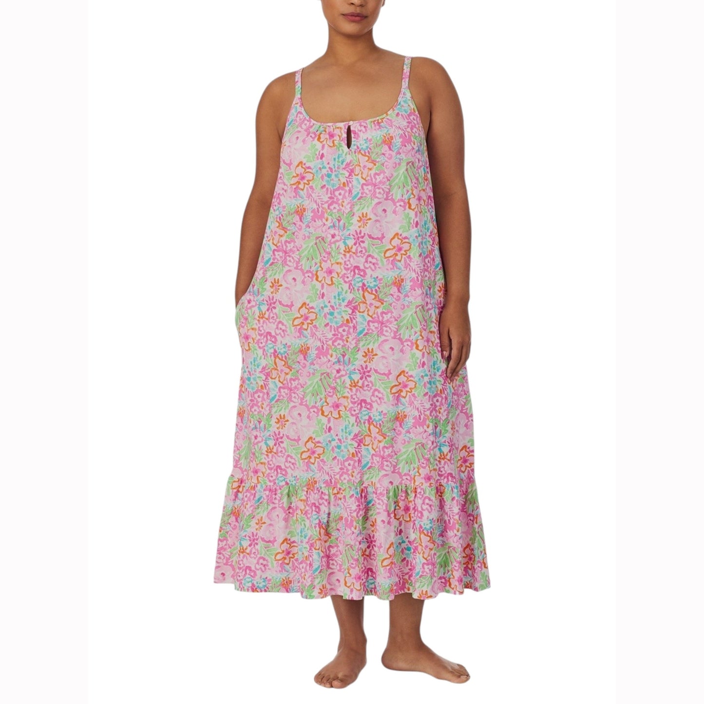 Women's Printed Dress,Pink