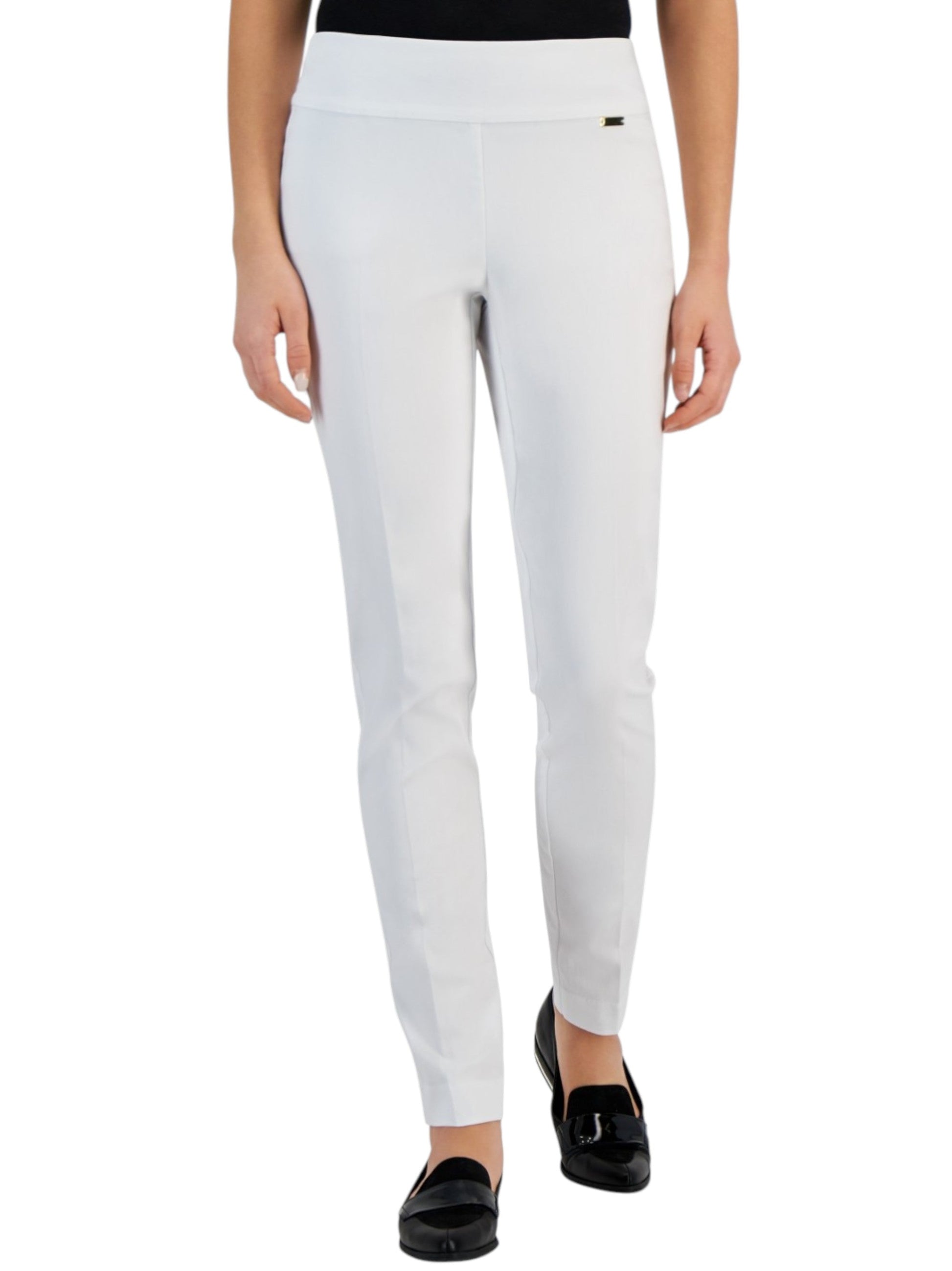 Women's Plain Pant,White
