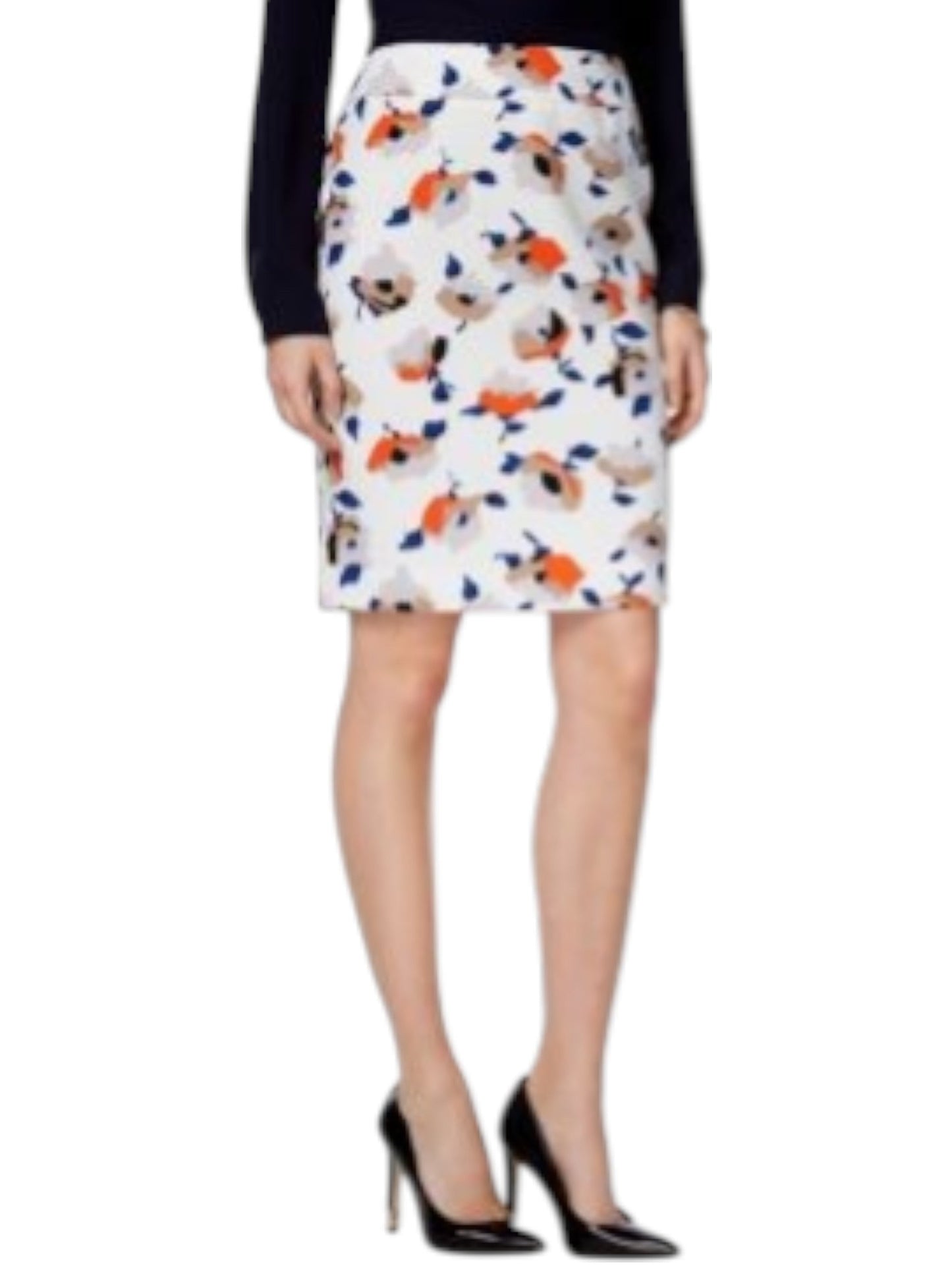 Women's Printed Skirt,White