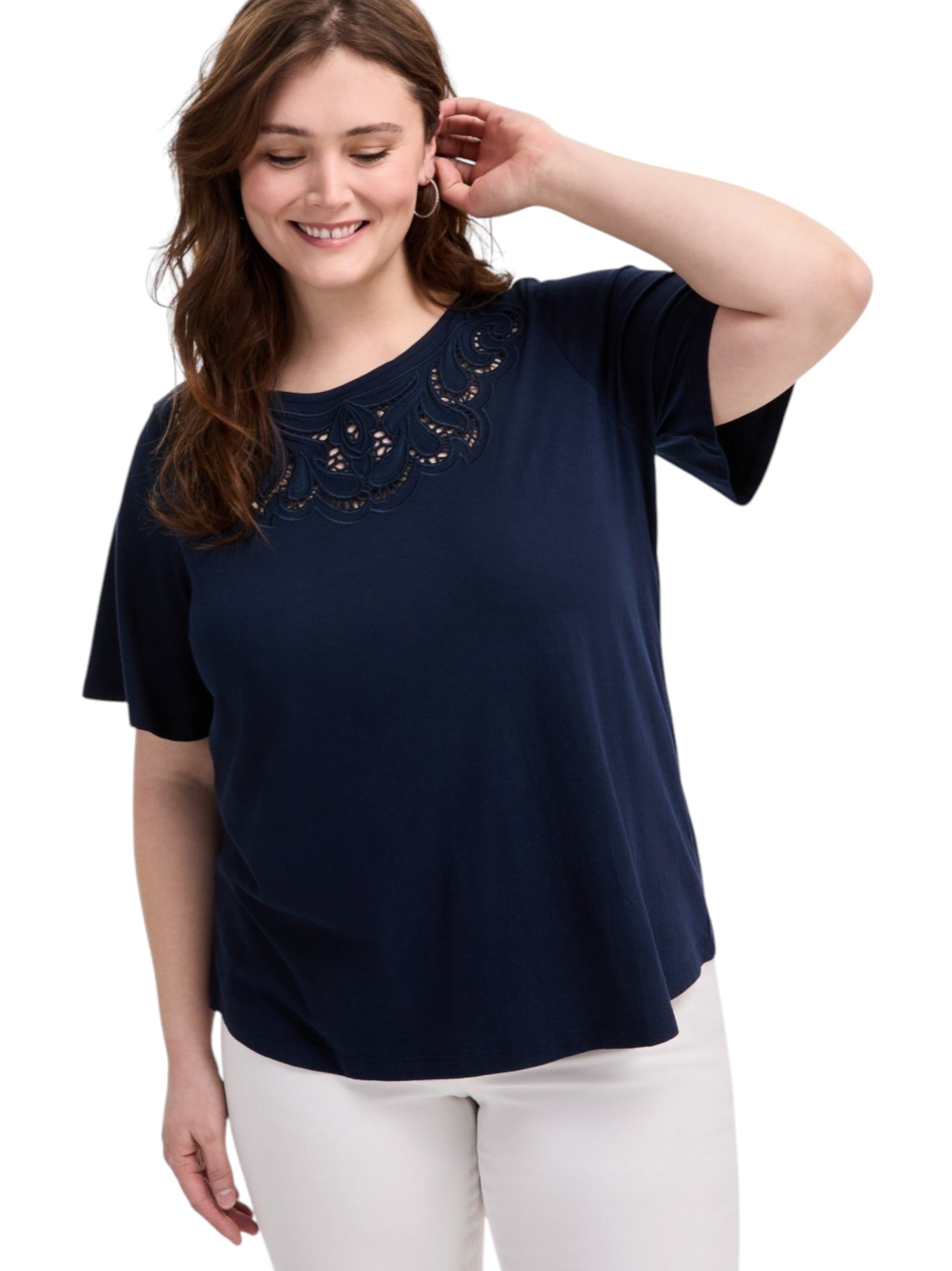 Women's Plain Top,Navy