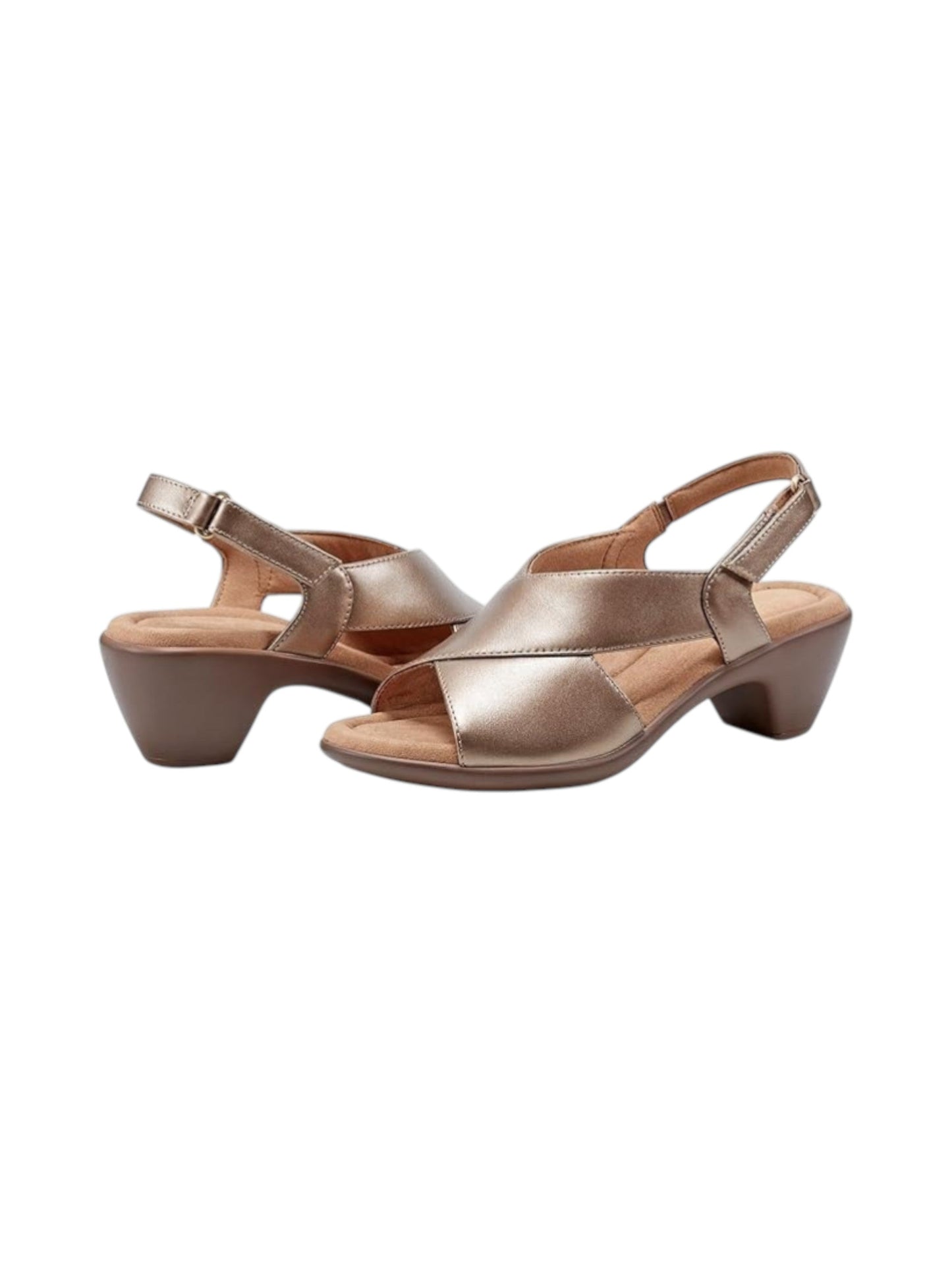 Women's Plain Sandals,Bronzer