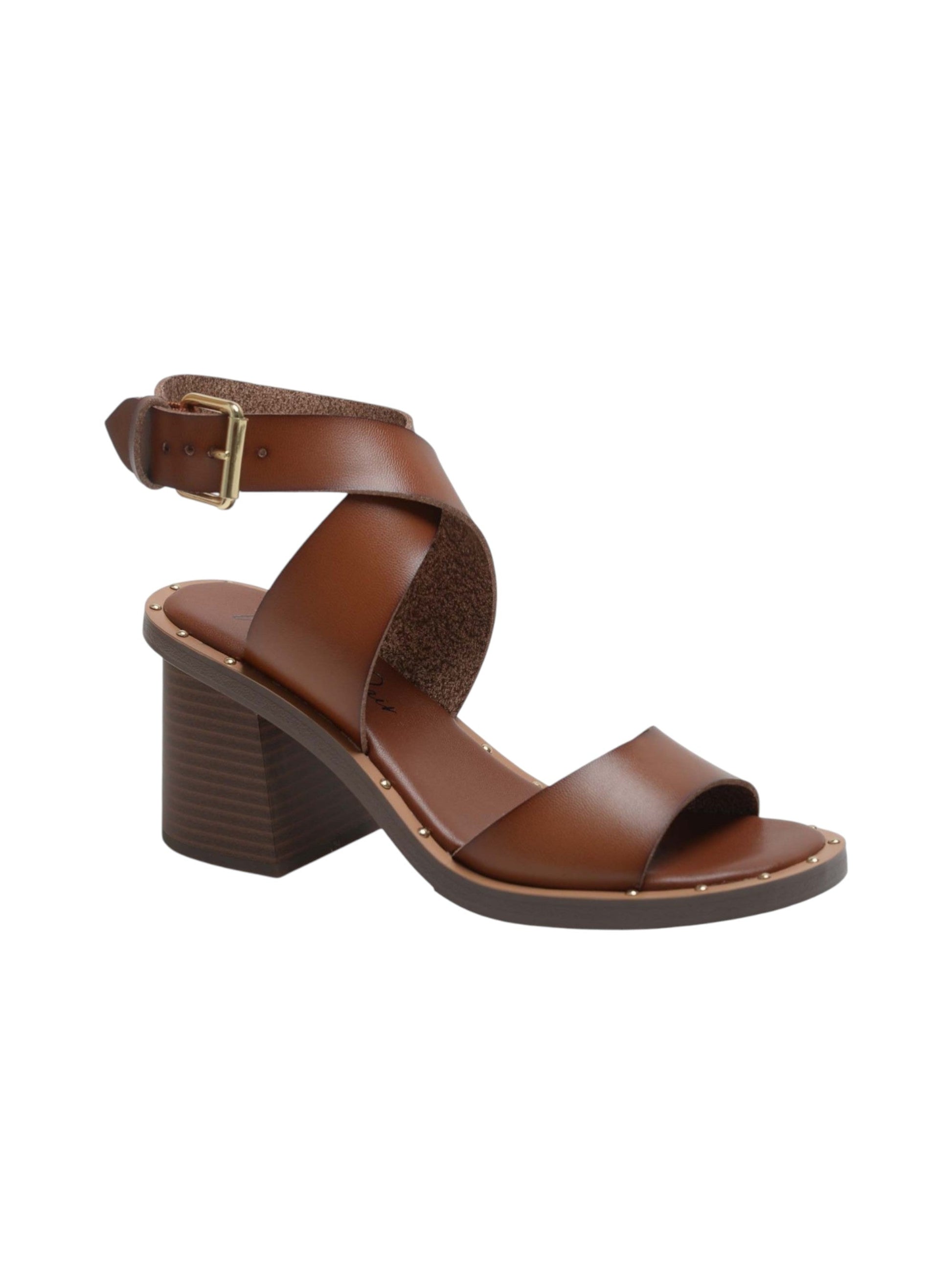 Women's Plain Heels,Brown